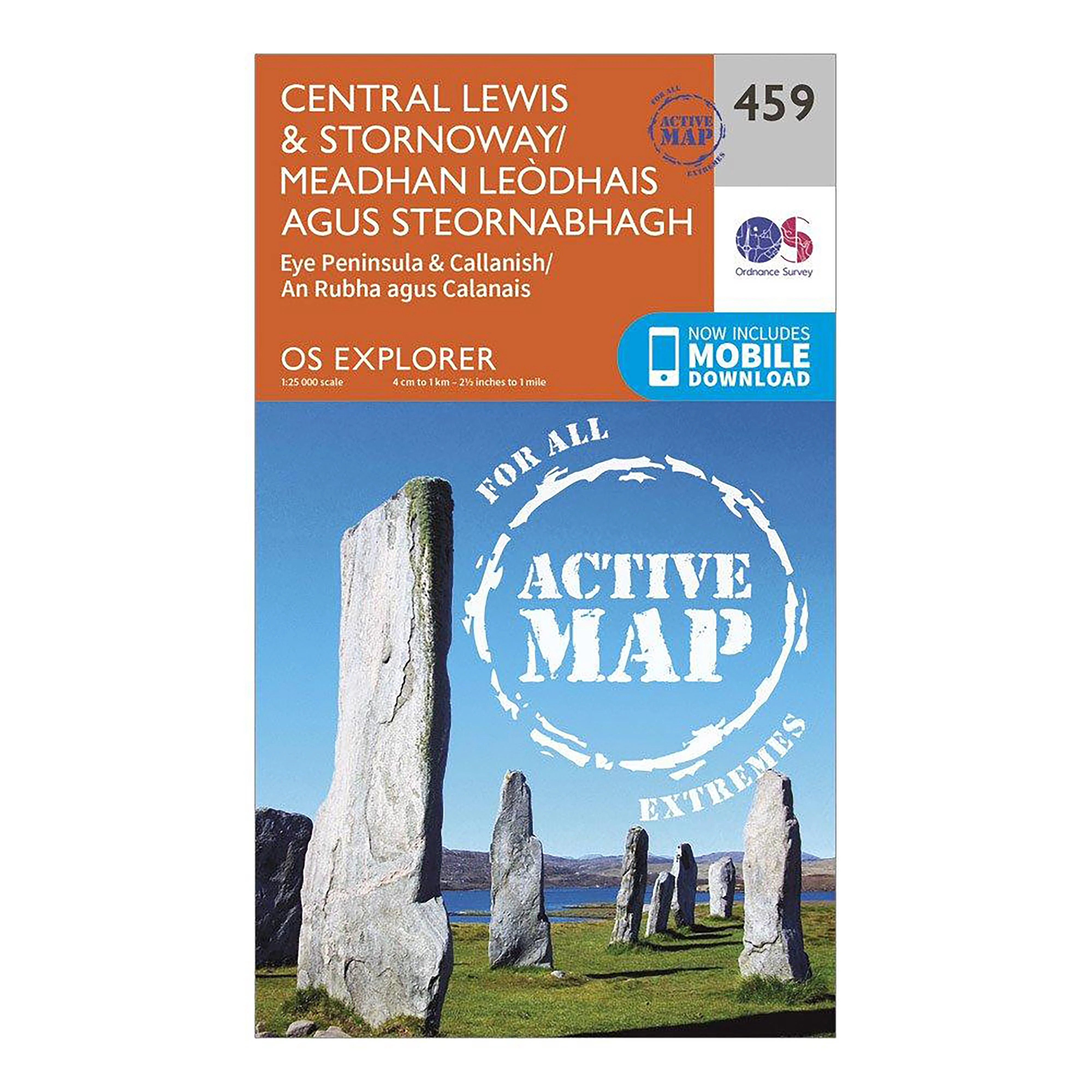Explorer Active 459 Central Lewis & Stornaway Map With Digital Version - Image 5