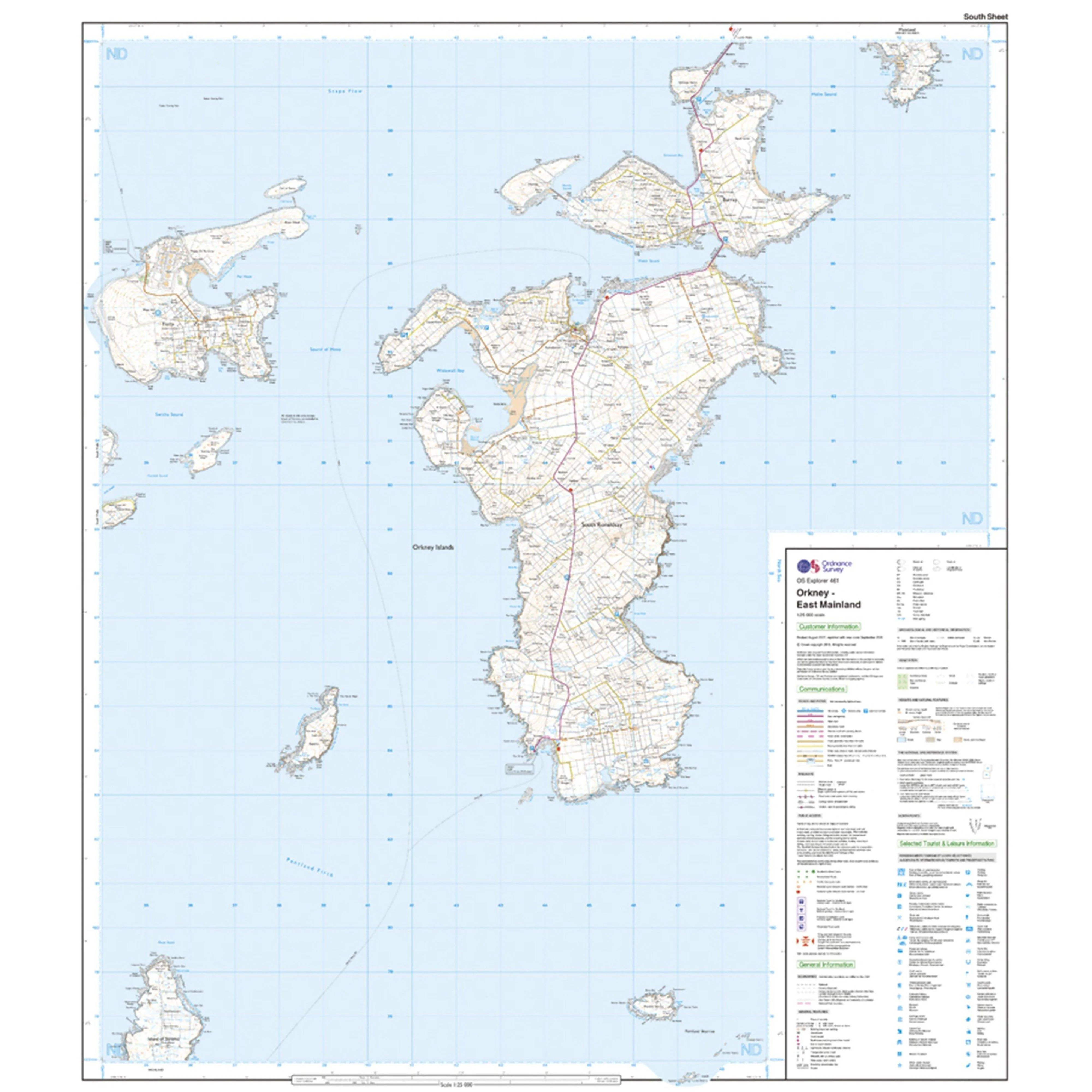 Explorer Active 461 Orkney - East Mainland Map With Digital Version - Image 4