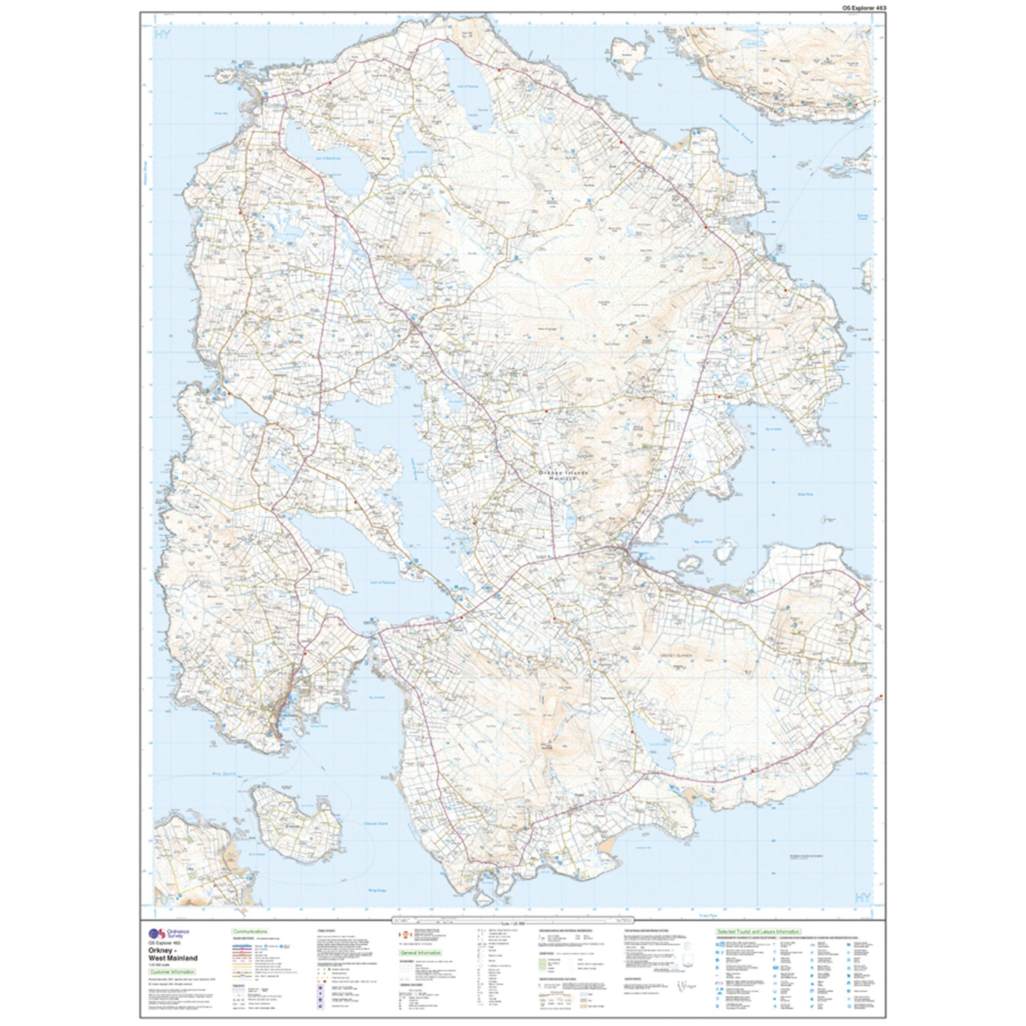 Explorer Active 463 Orkney - West Mainland Map With Digital Version - Image 3