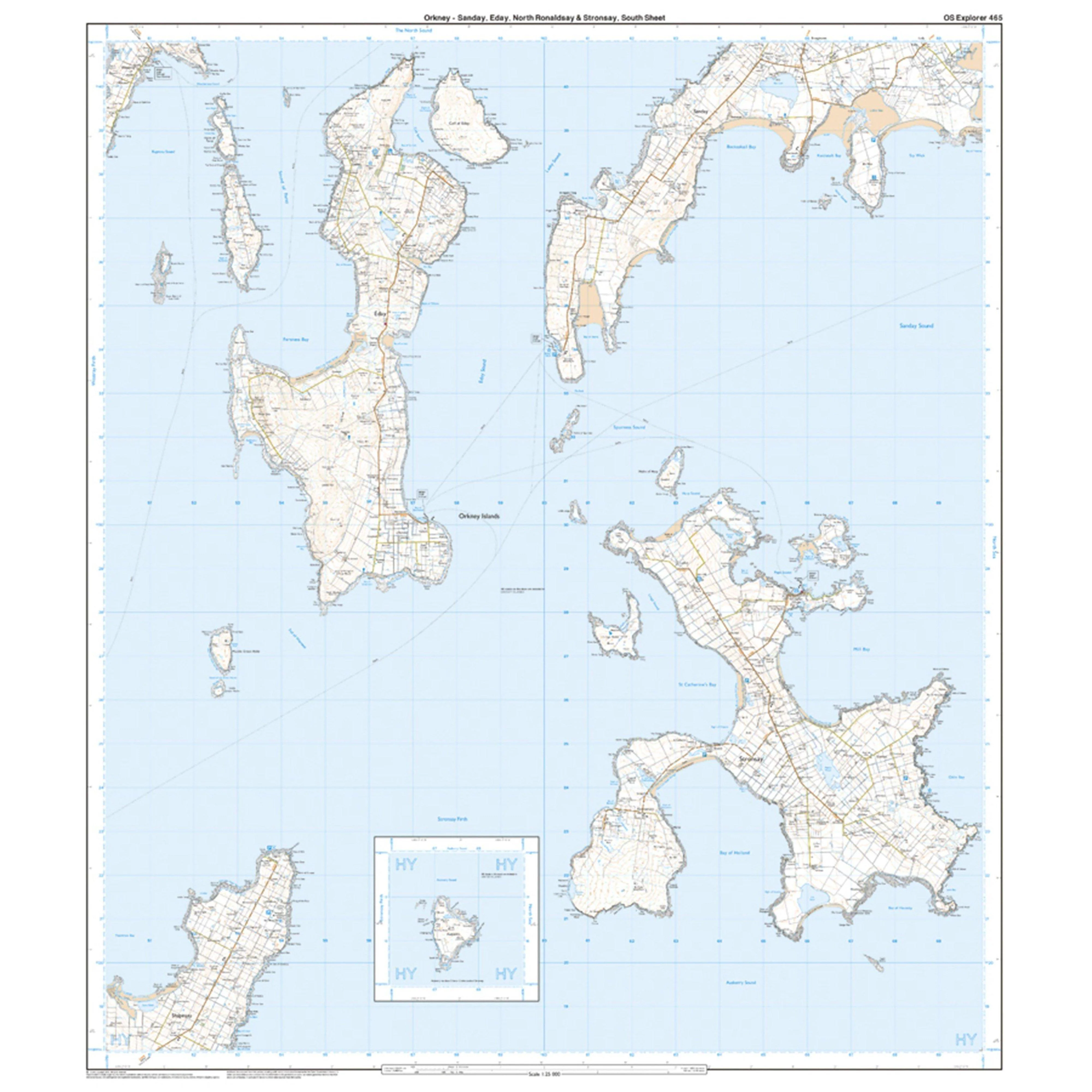 Explorer Active 465 Orkney - Sanday, Eday, North Ronaldsay & Stronsay Map With Digital Version - Image 4