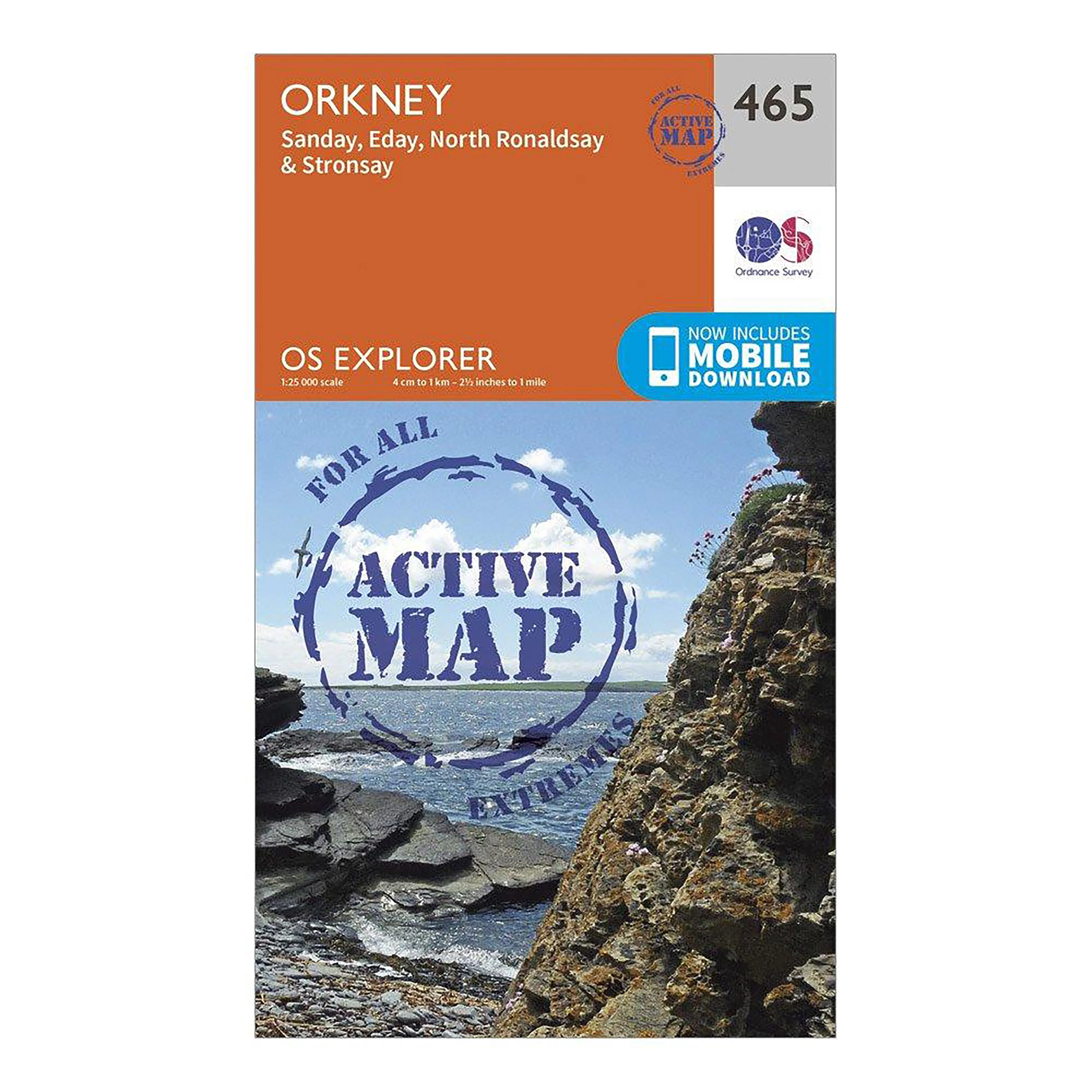 Explorer Active 465 Orkney - Sanday, Eday, North Ronaldsay & Stronsay Map With Digital Version - Image 5