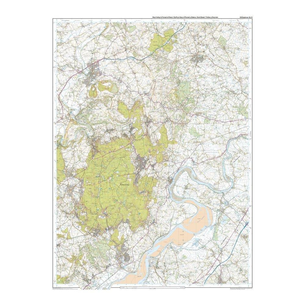 Explorer Active OL 14 Wye Valley & Forest of Dean Map - Image 3