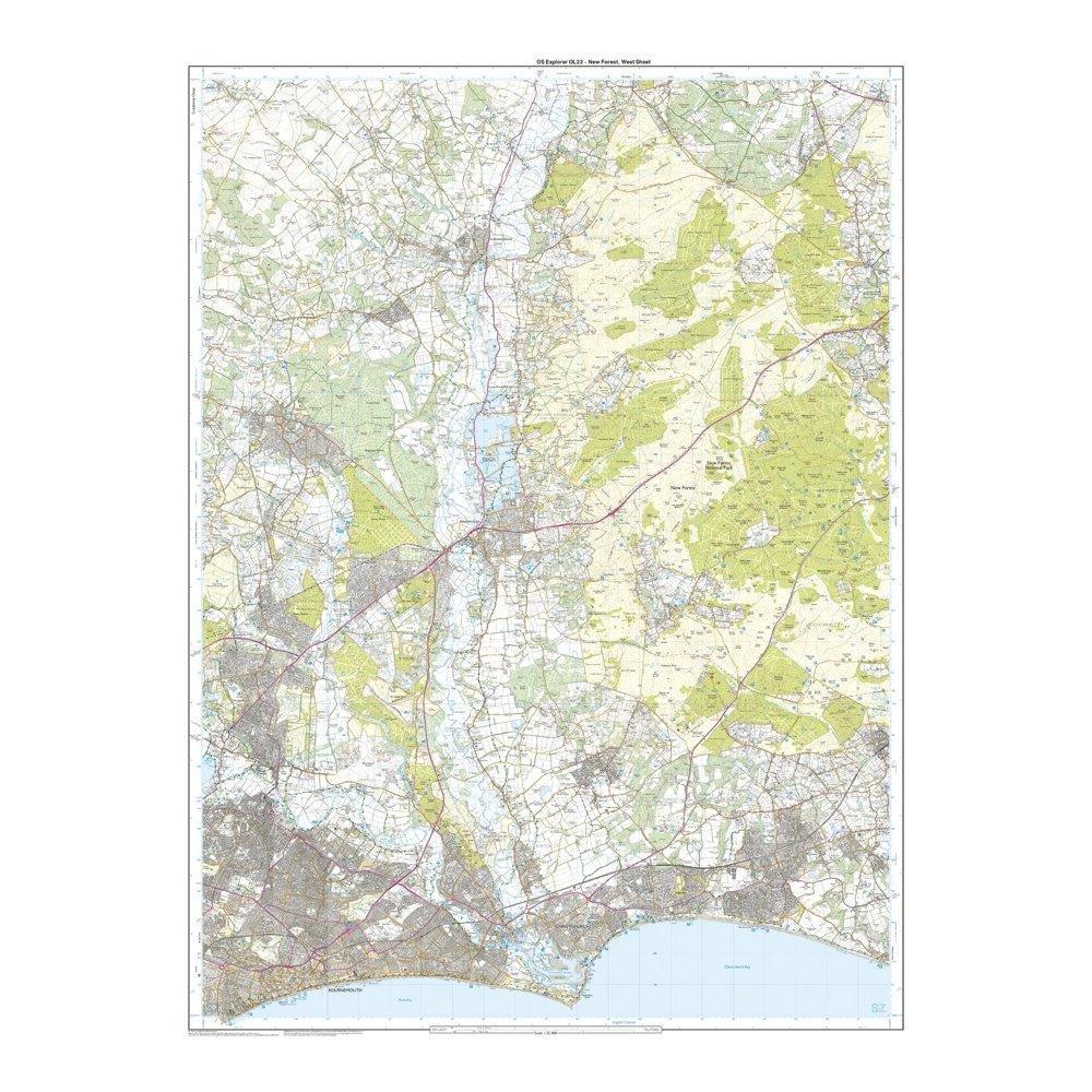 Explorer Active OL 22 New Forest Map - Image 4