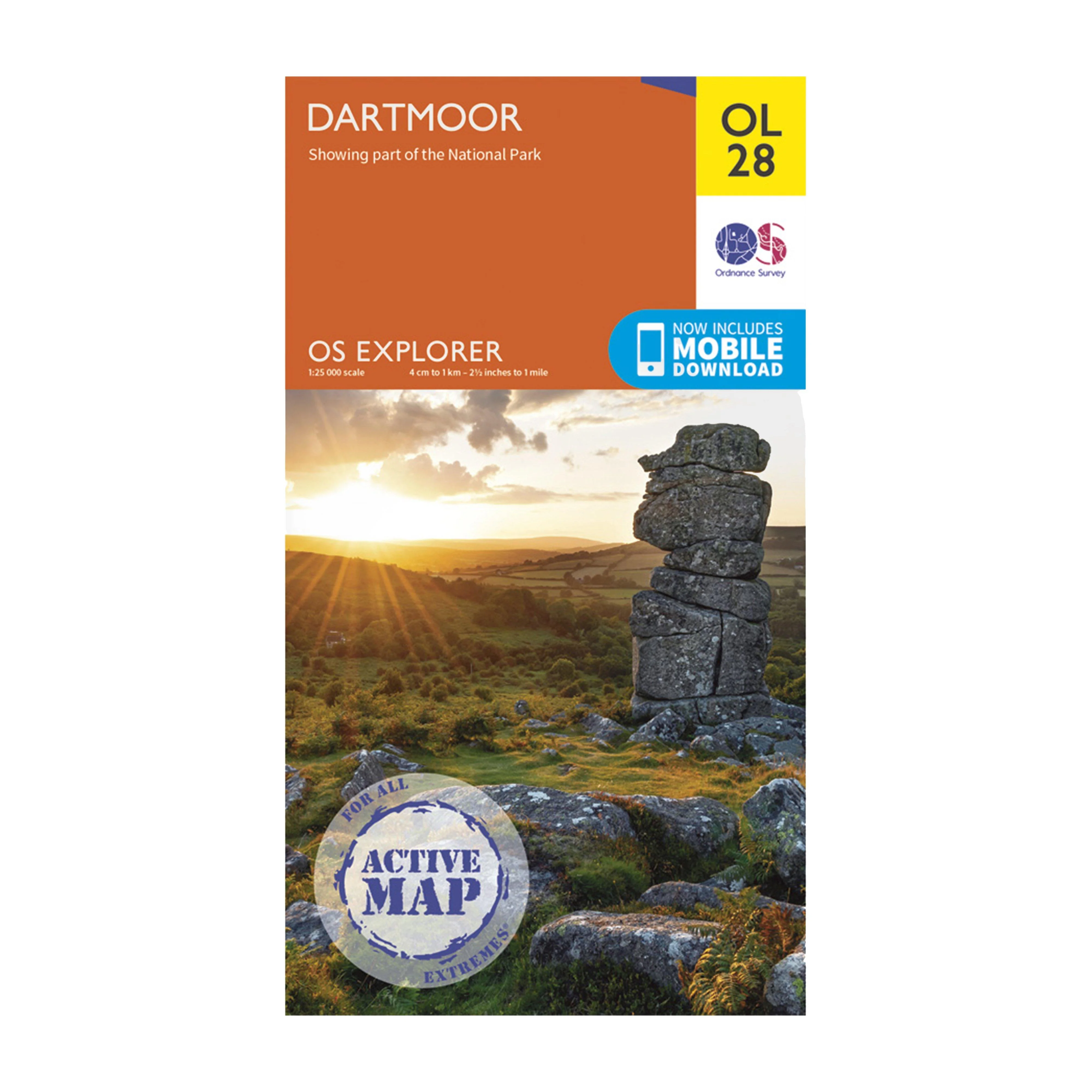 Explorer Active OL 28 Dartmoor Map - Image 5