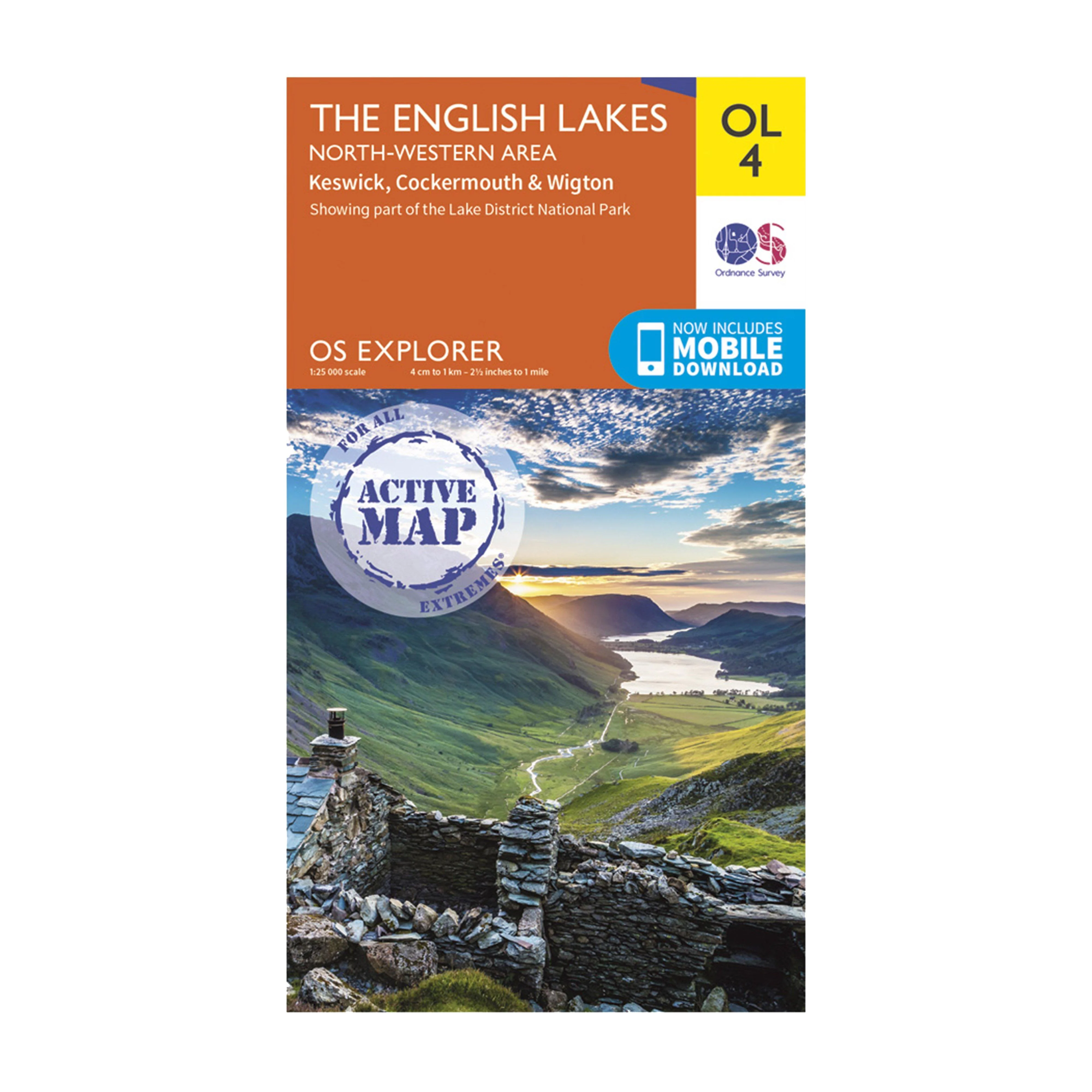 Explorer Active OL 4 The Lake District (North-Western area) Map - Image 5