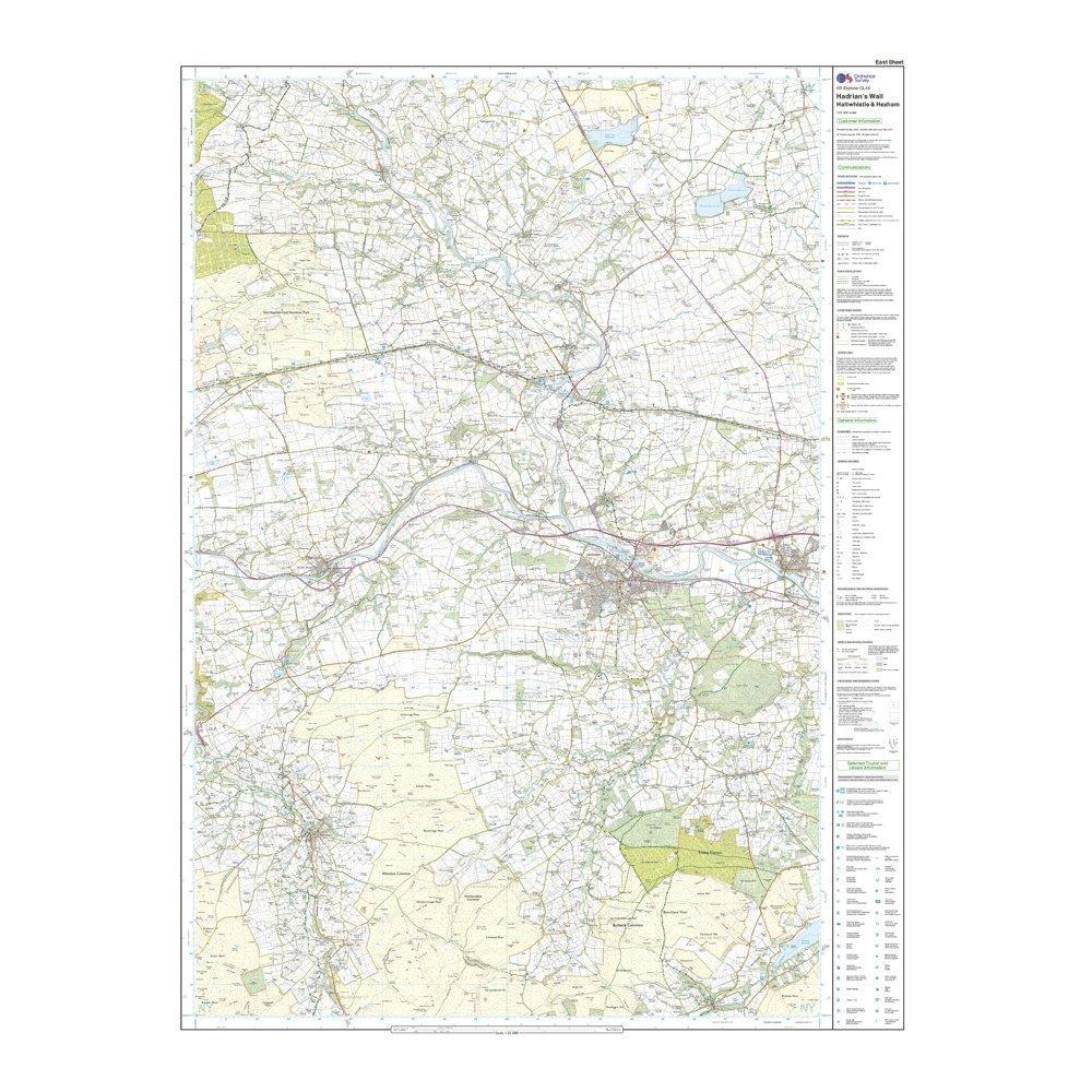 Explorer Active OL 43 Hadrian's Wall Map - Image 3