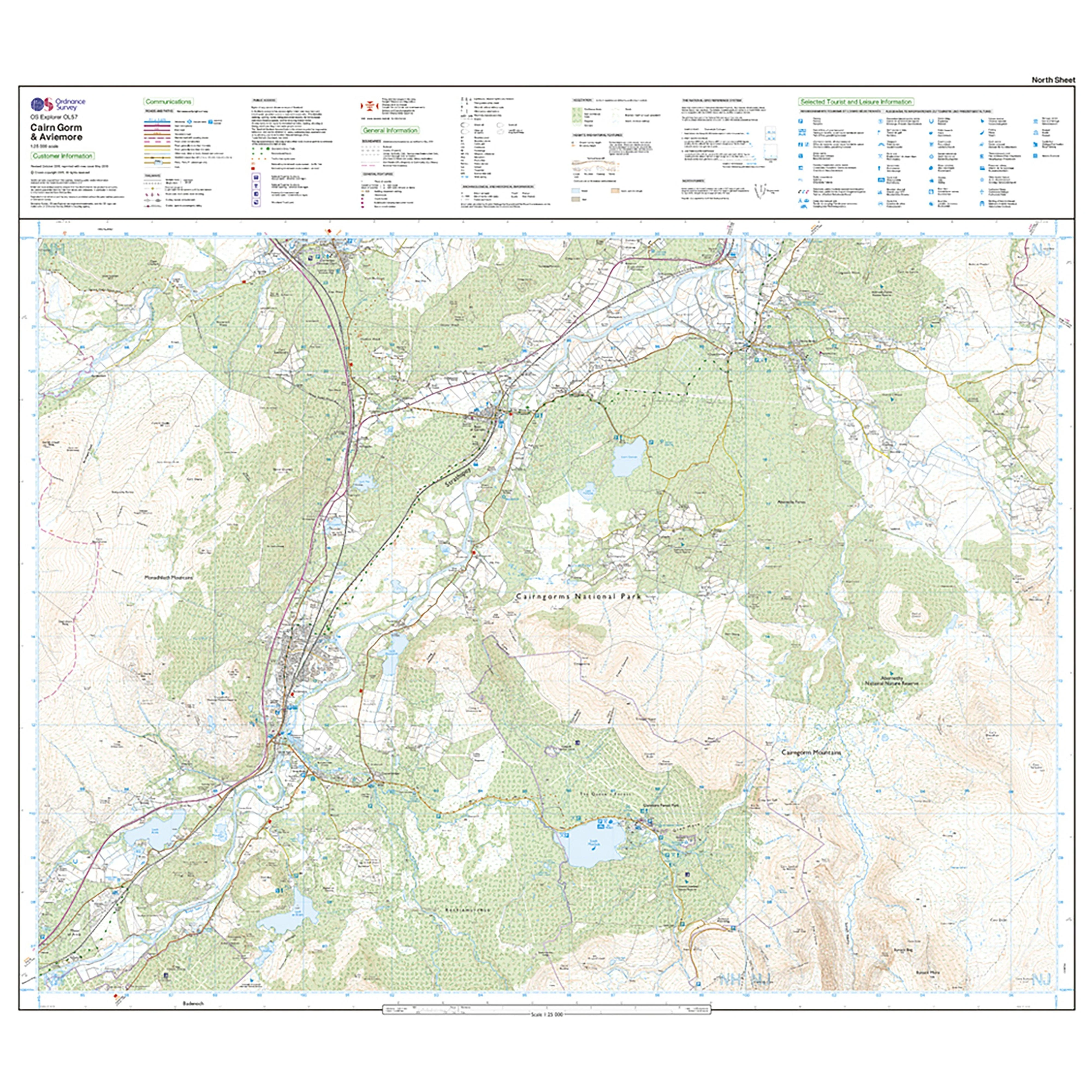 Explorer Active OL 57 Cairn Gorm & Aviemore Map - Image 3