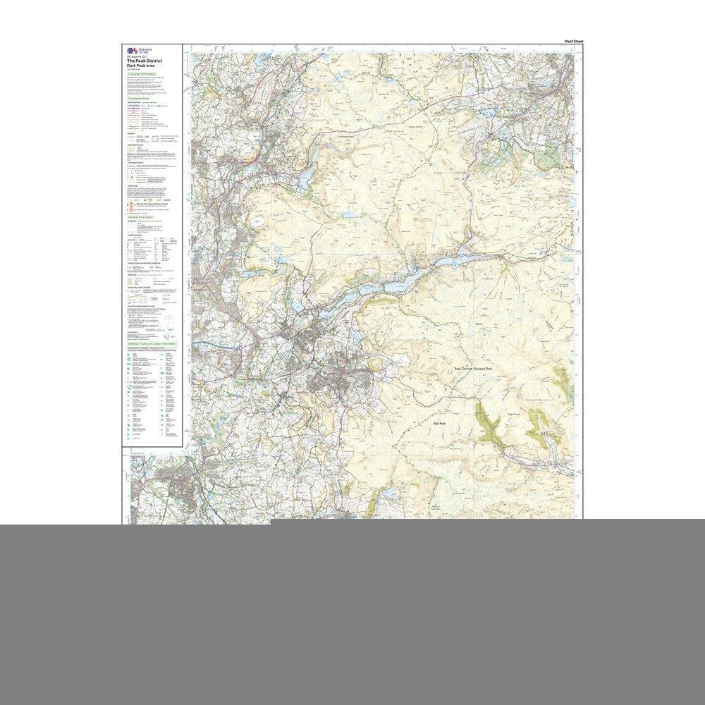 Explorer Active OL1 The Peak District - Dark Peak Area Map - Image 4