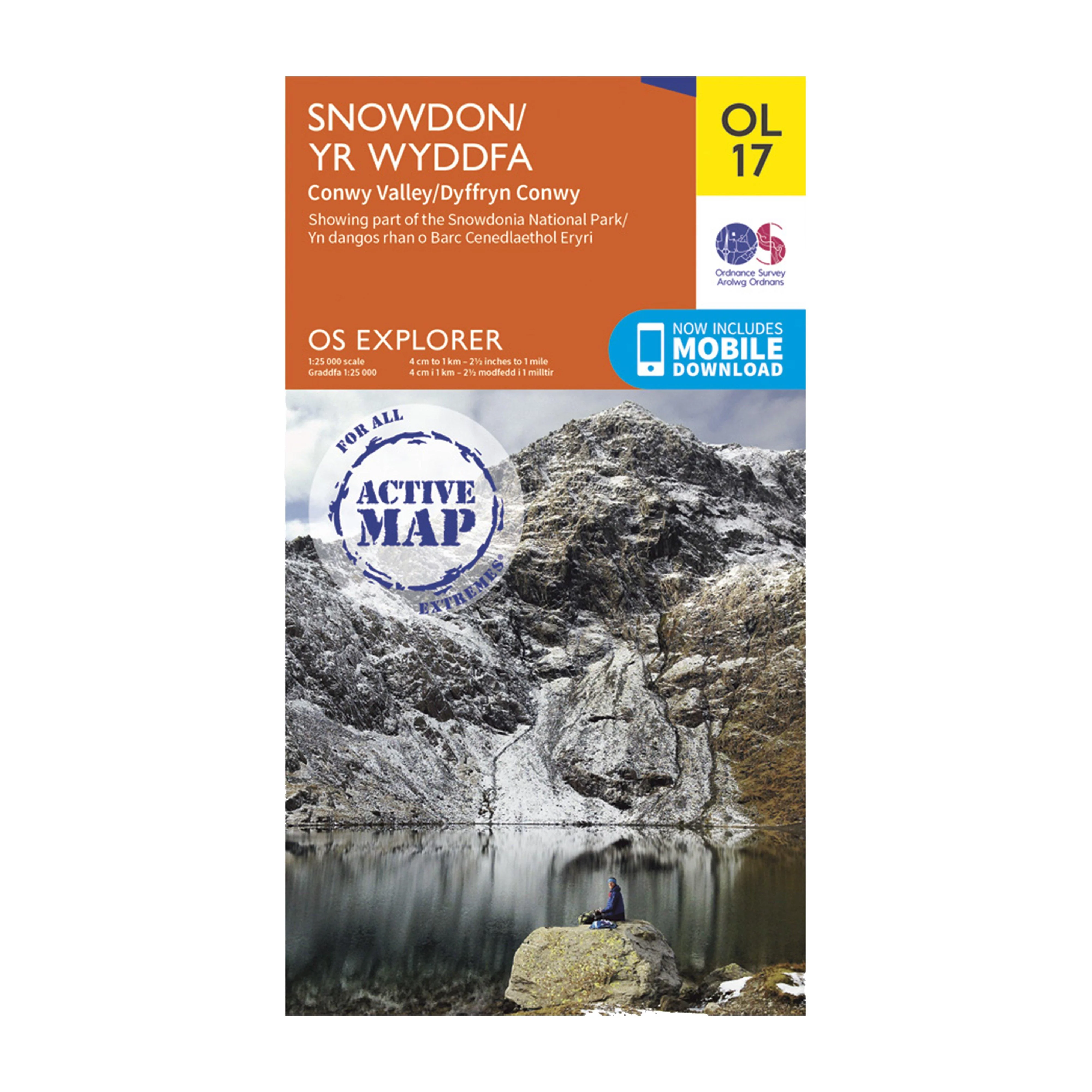 Explorer Active OL17 Snowdon & Conwy Valley Map With Digital Version - Image 5