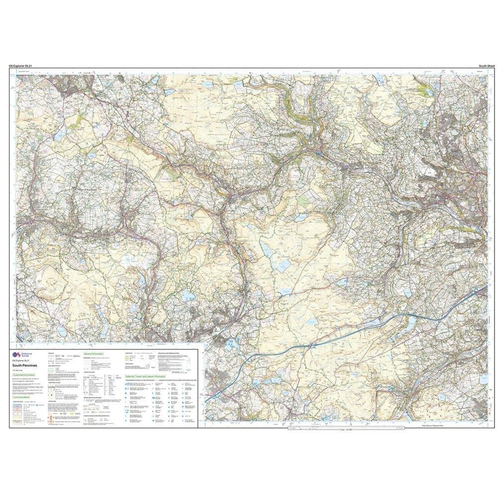 Explorer Active OL21 South Pennines Map With Digital Version - Image 4