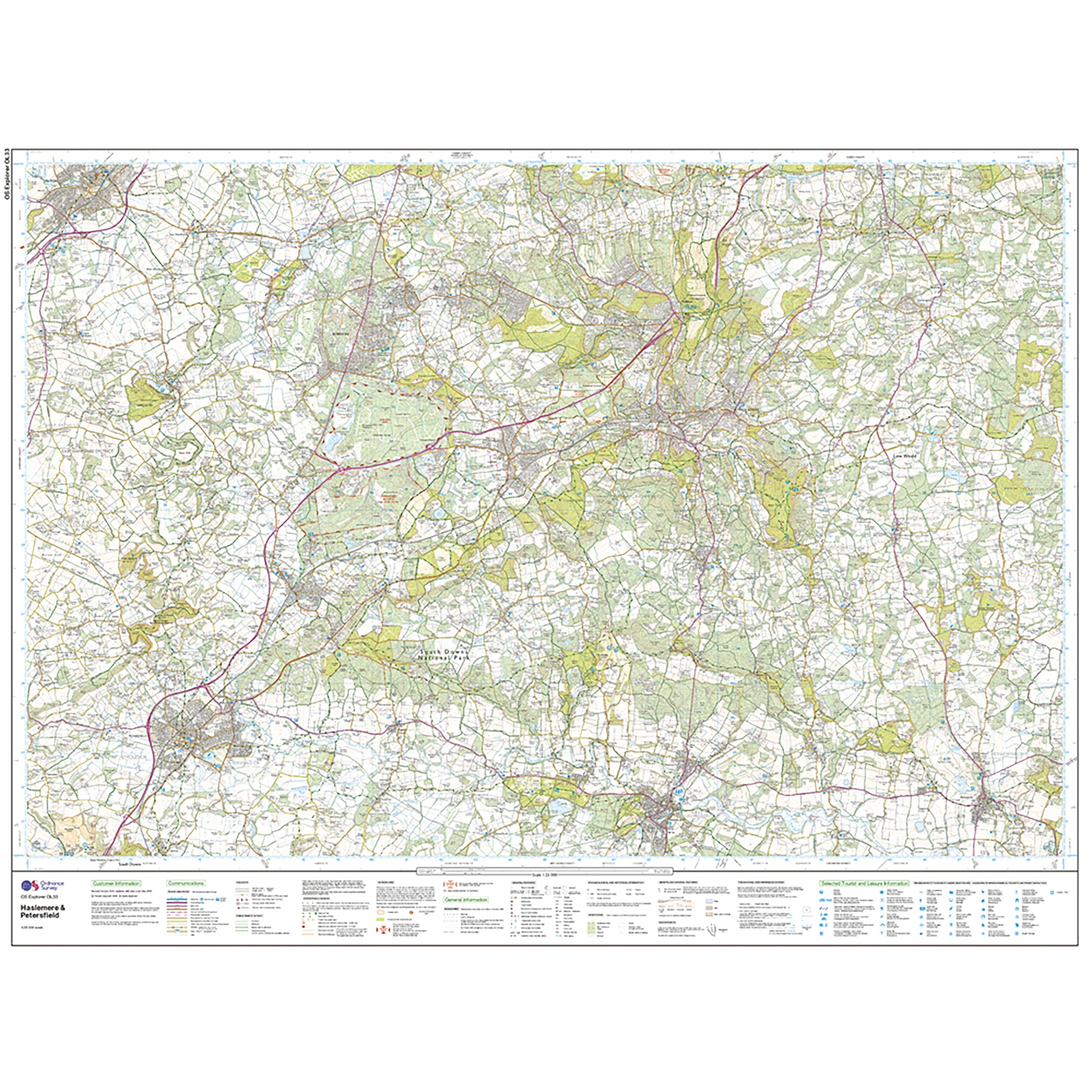 Explorer Active OL33 Haslemere & Petersfield Map - Image 3