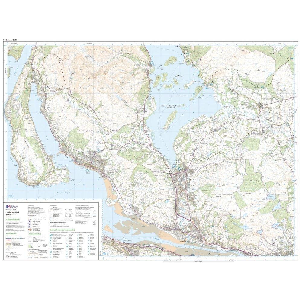 Explorer Active OL38 Loch Lomond South Map - Image 3