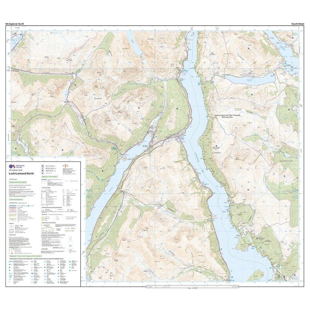 Explorer Active OL39 Loch Lomond North Map With Digital Version - Image 4