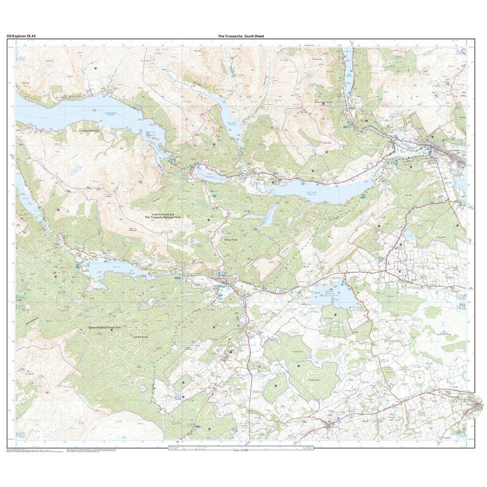 Explorer Active OL46 The Trossachs Map With Digital Version - Image 4