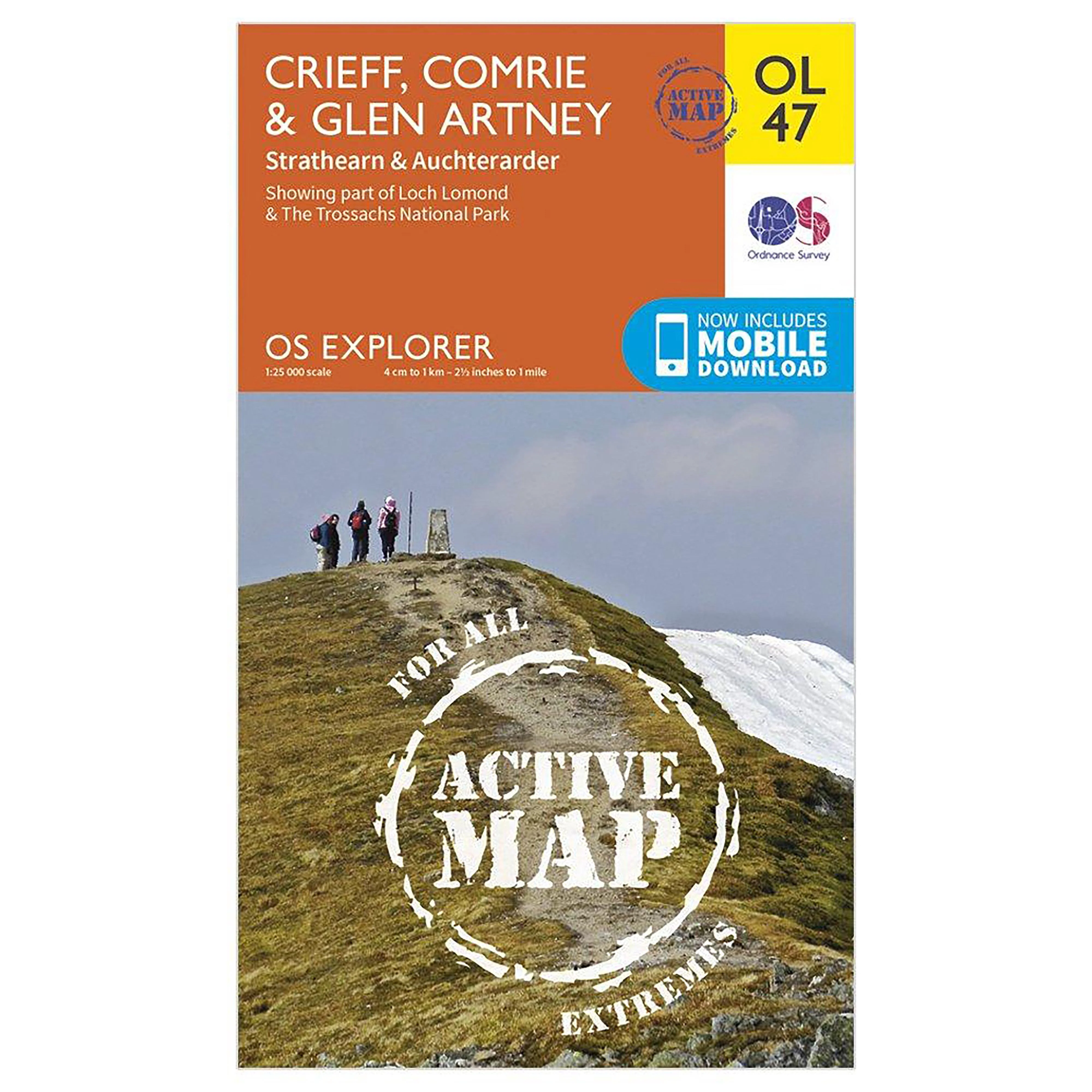 Explorer Active OL47 Crieff, Comrie & Glen Artney Map With Digital Version - Image 5