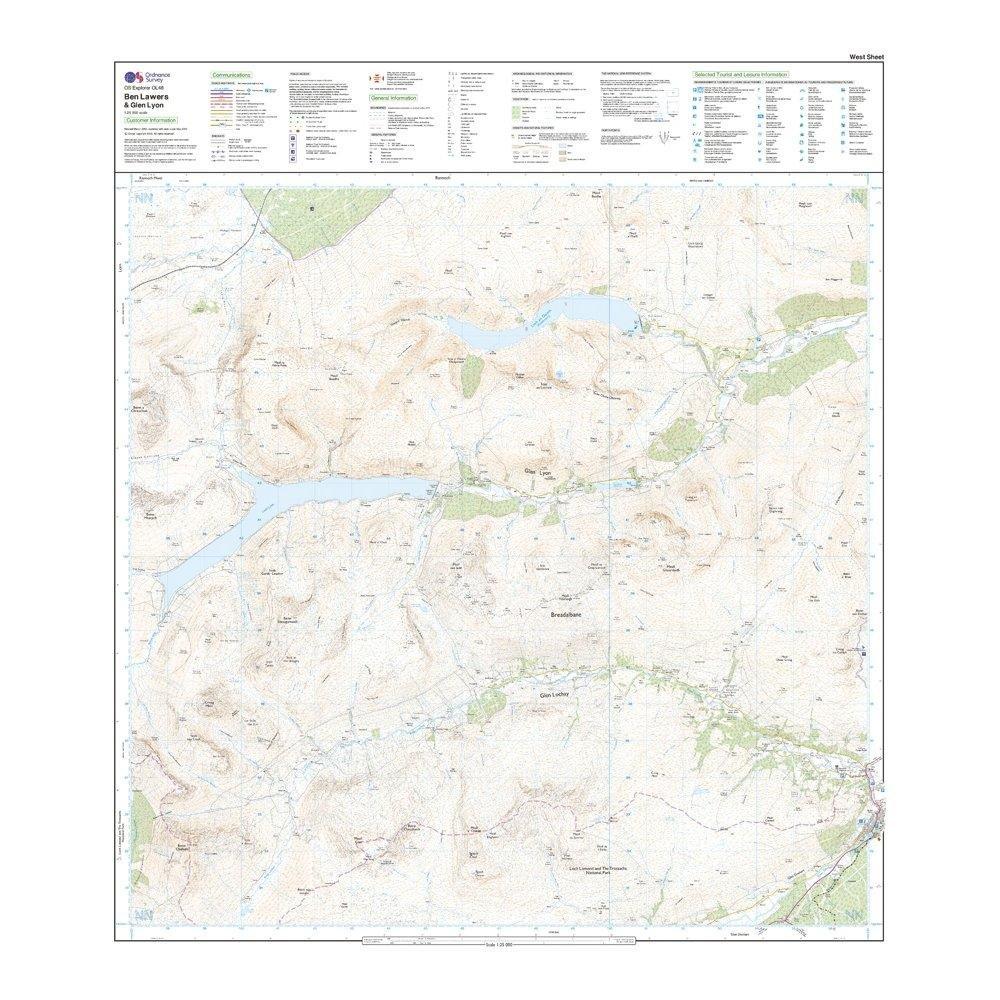 Explorer Active OL48 Ben Lawers & Glen Lyon Map With Digital Version - Image 4