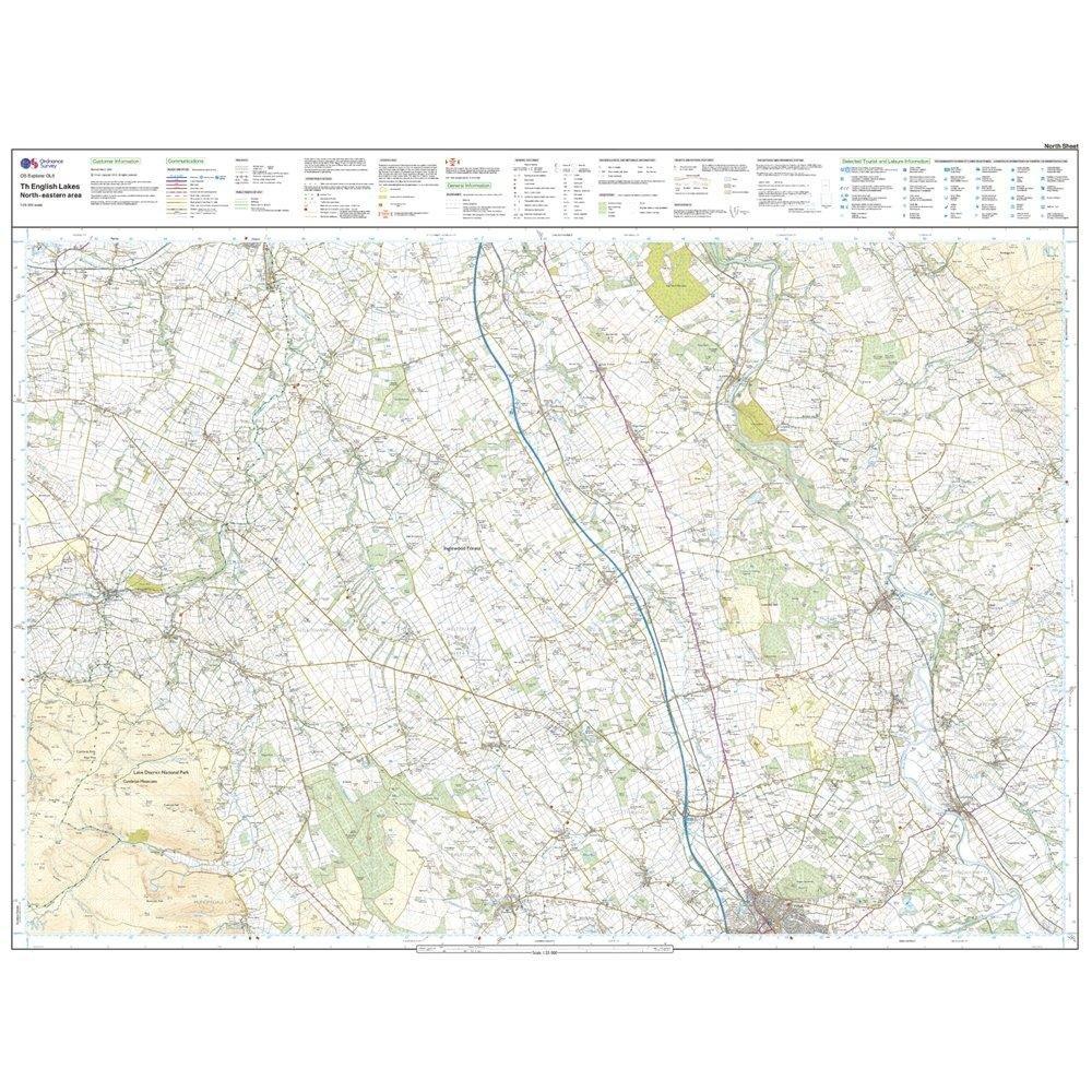Explorer Active OL5 The English Lakes - North Eastern Area Map With Digital Version - Image 3