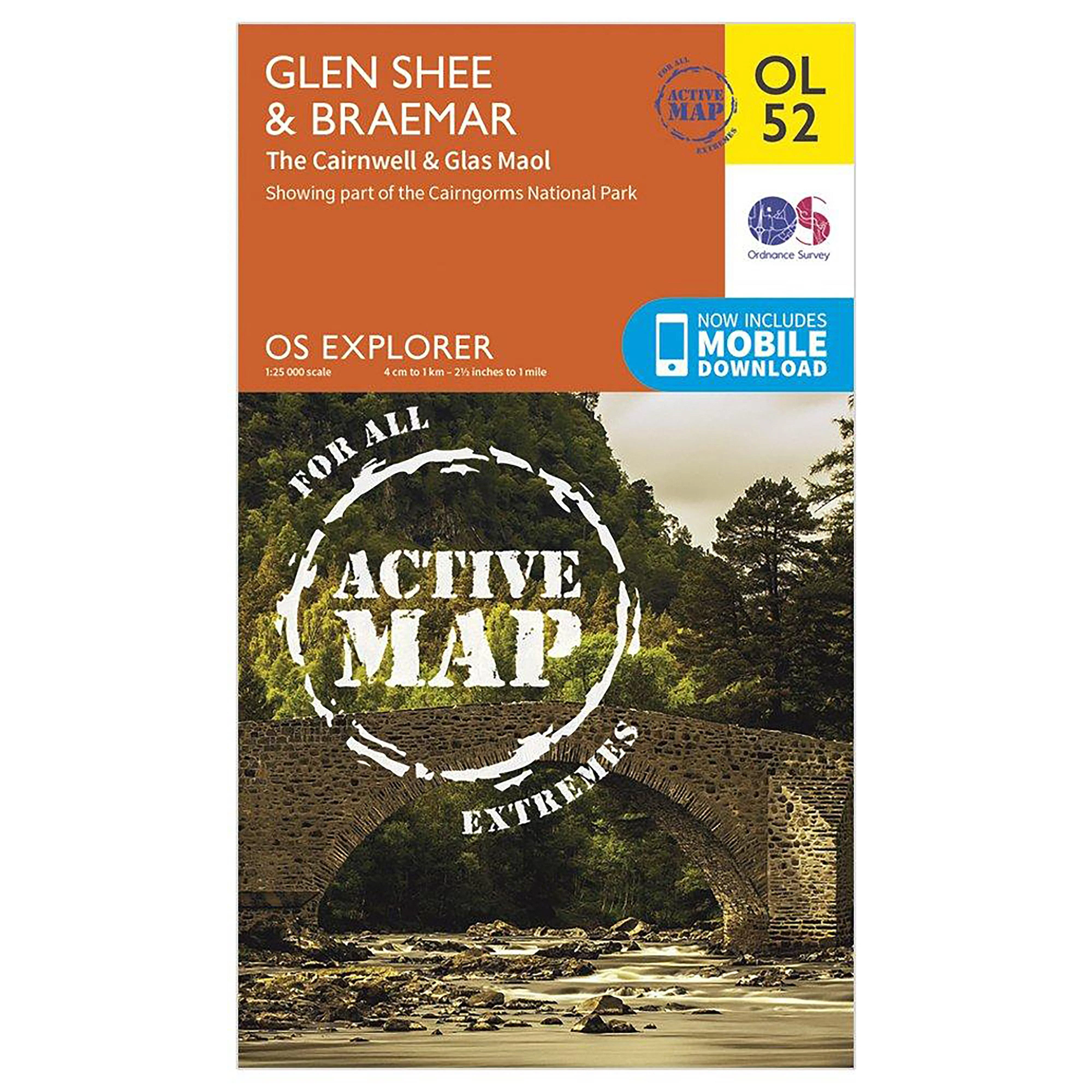 Explorer Active OL52 Glen Shee & Braemar Map With Digital Version - Image 5
