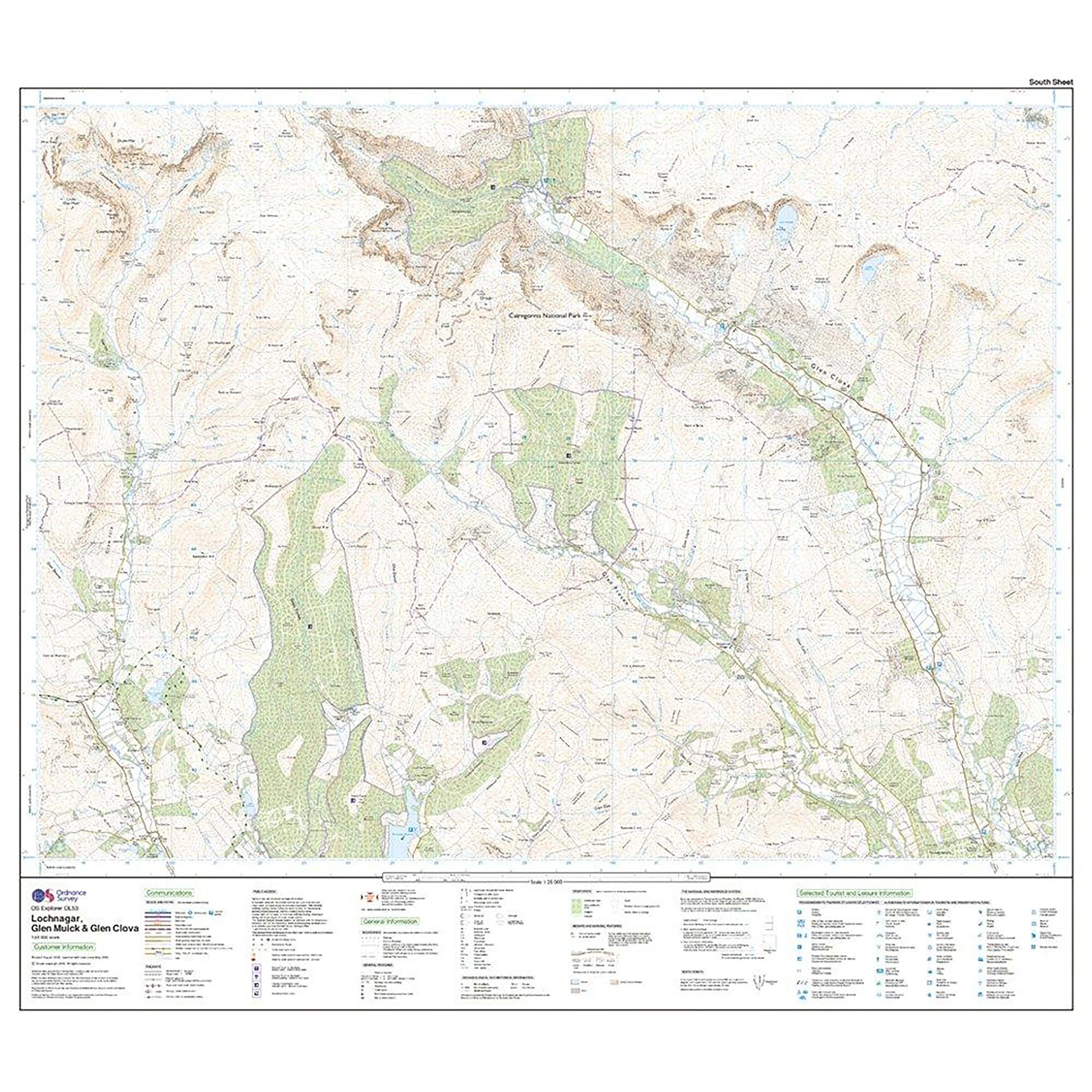 Explorer Active OL53 Lochnagar, Glen Muick & Glen Clova Map With Digital Version - Image 4