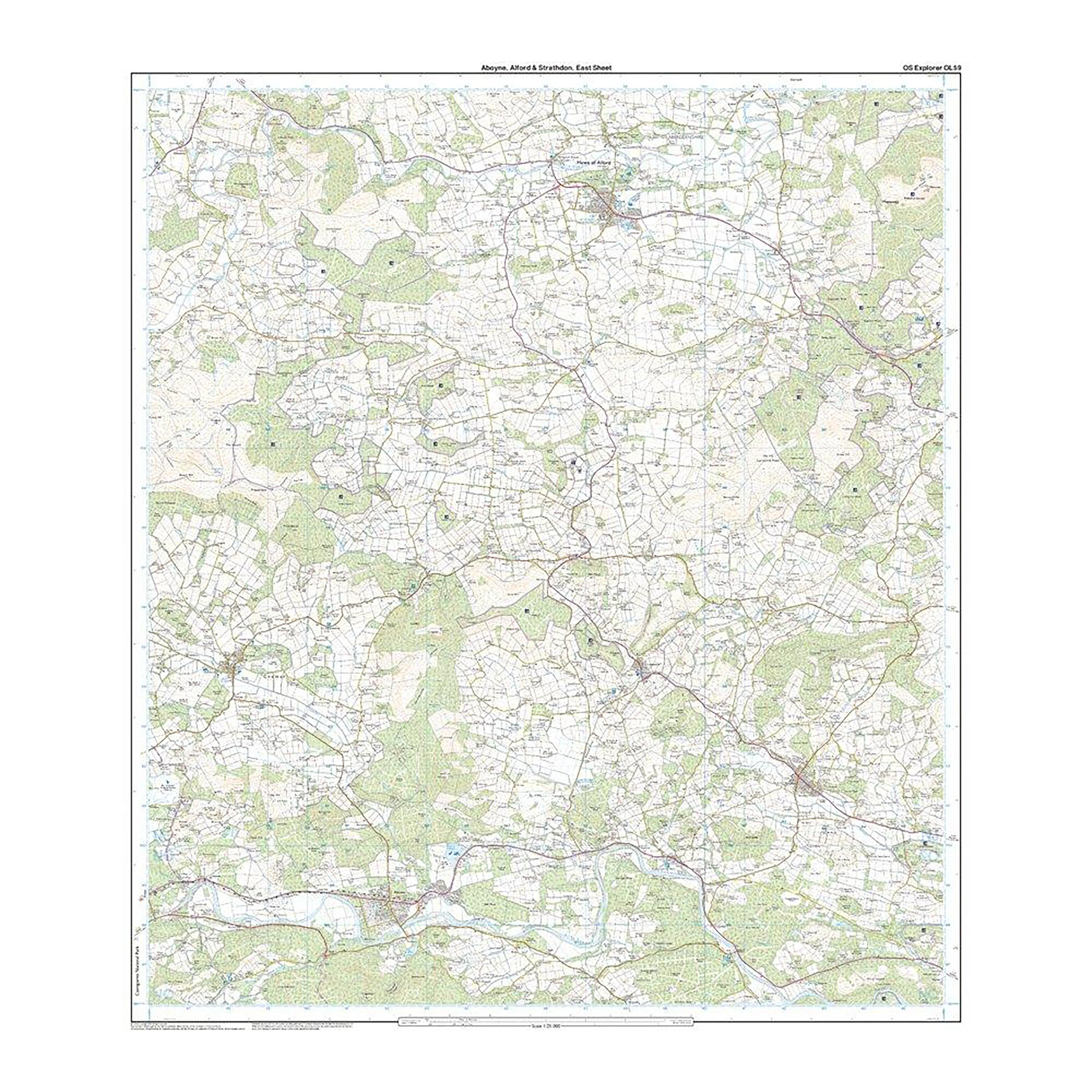 Explorer Active OL59 Aboyne, Alford & Strathdon Map With Digital Version - Image 3