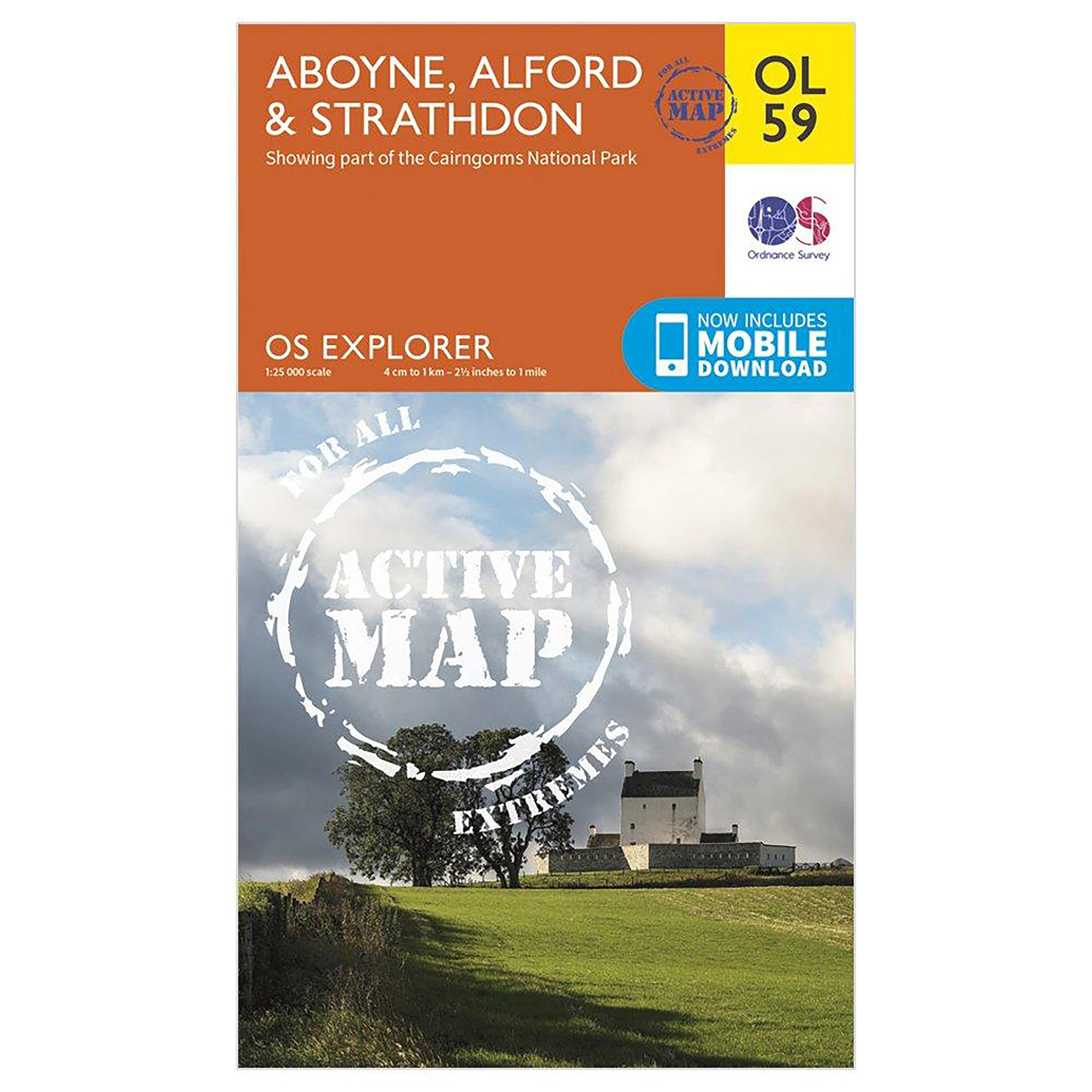 Explorer Active OL59 Aboyne, Alford & Strathdon Map With Digital Version - Image 5