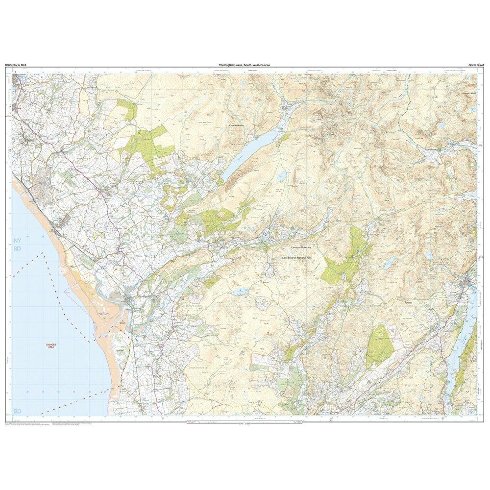 Explorer Active OL6 The English Lakes - South Western Area Map With Digital Version - Image 3