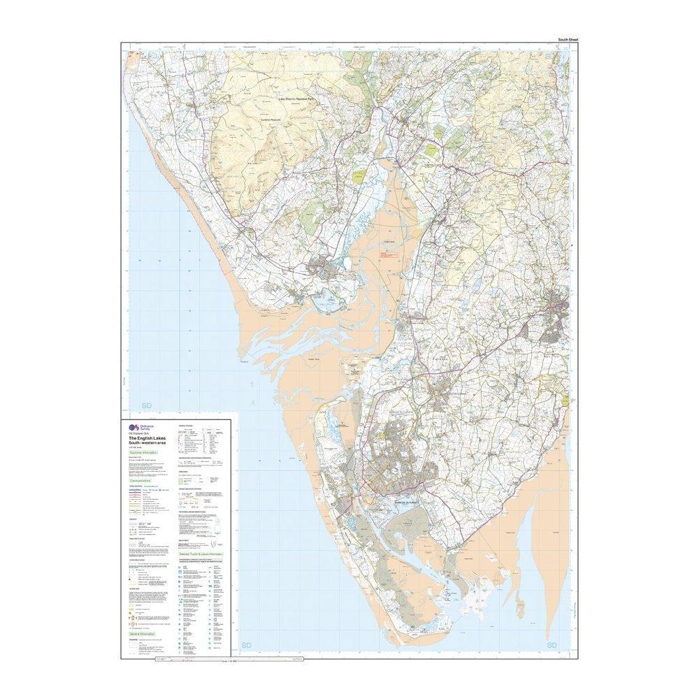 Explorer Active OL6 The English Lakes - South Western Area Map With Digital Version - Image 4