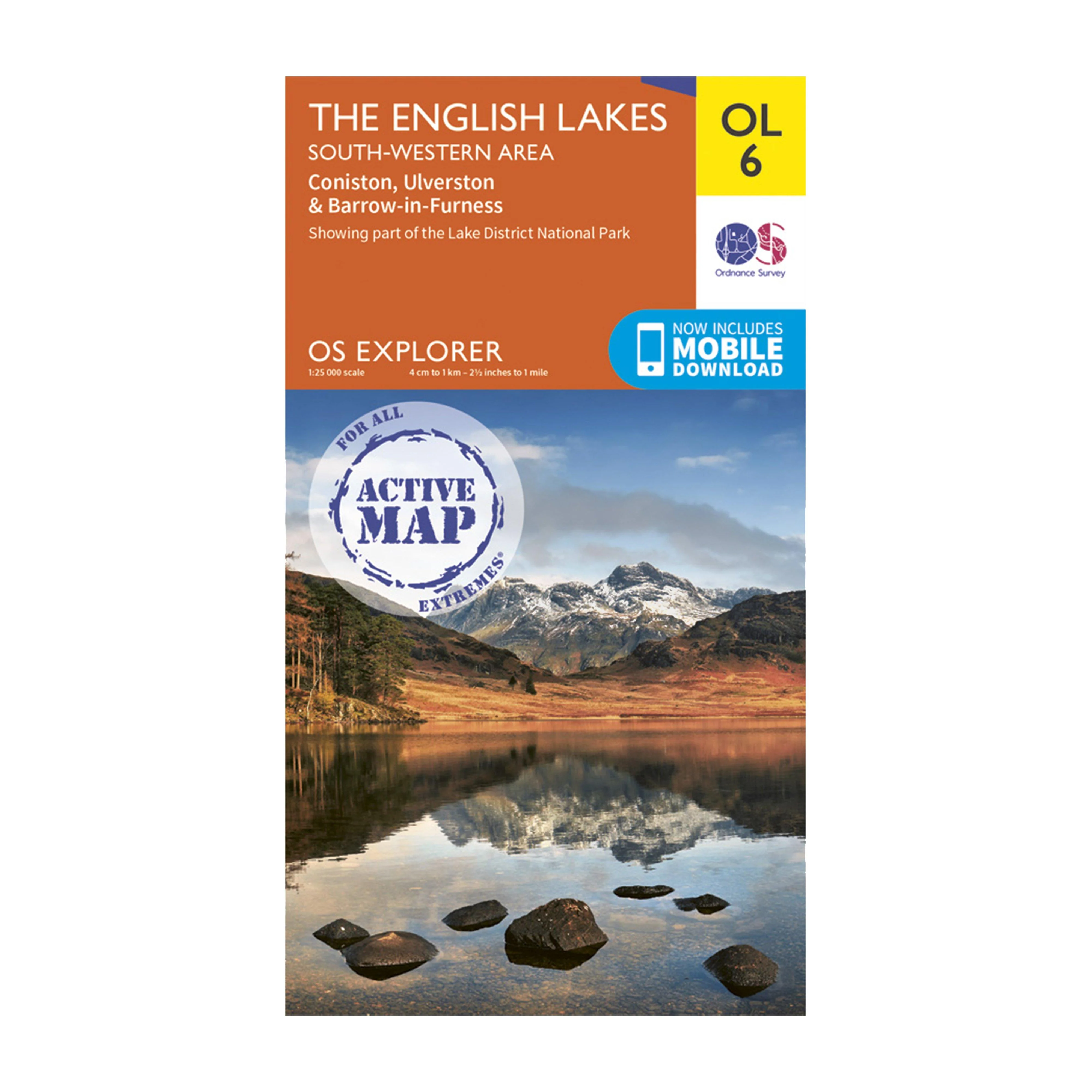 Explorer Active OL6 The English Lakes - South Western Area Map With Digital Version - Image 5
