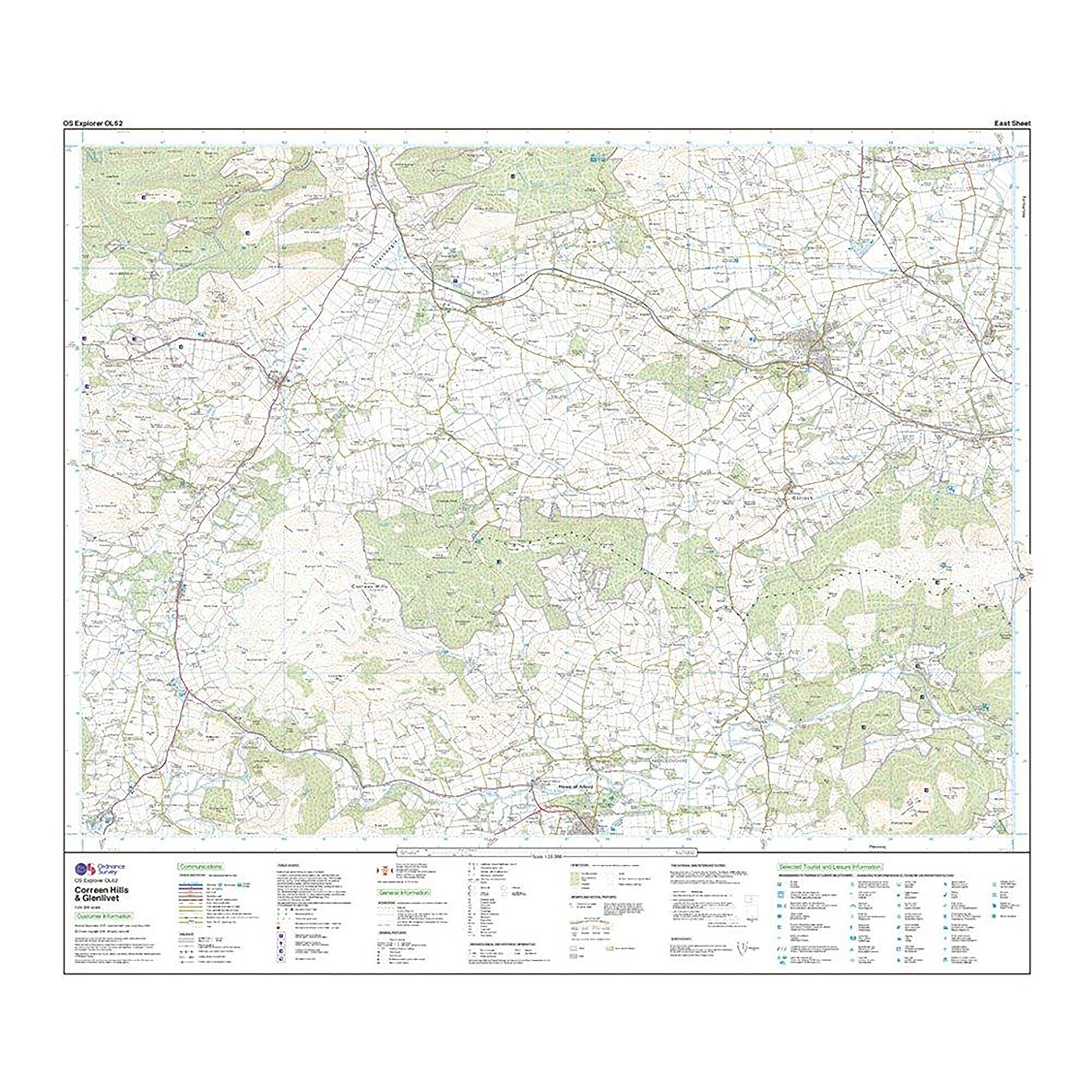 Explorer Active OL62 Coreen Hills & Glenlivet Map With Digital Version - Image 3