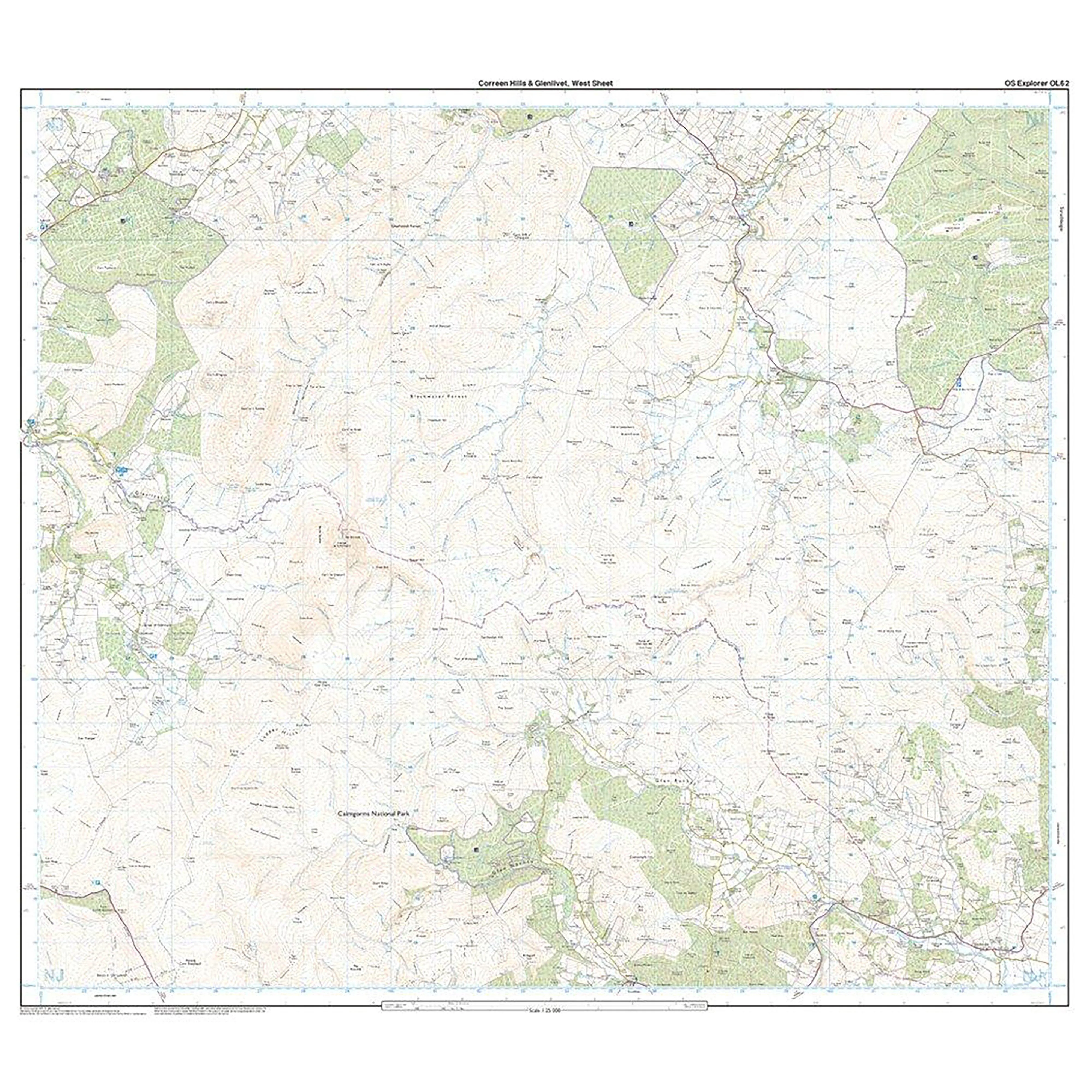 Explorer Active OL62 Coreen Hills & Glenlivet Map With Digital Version - Image 4