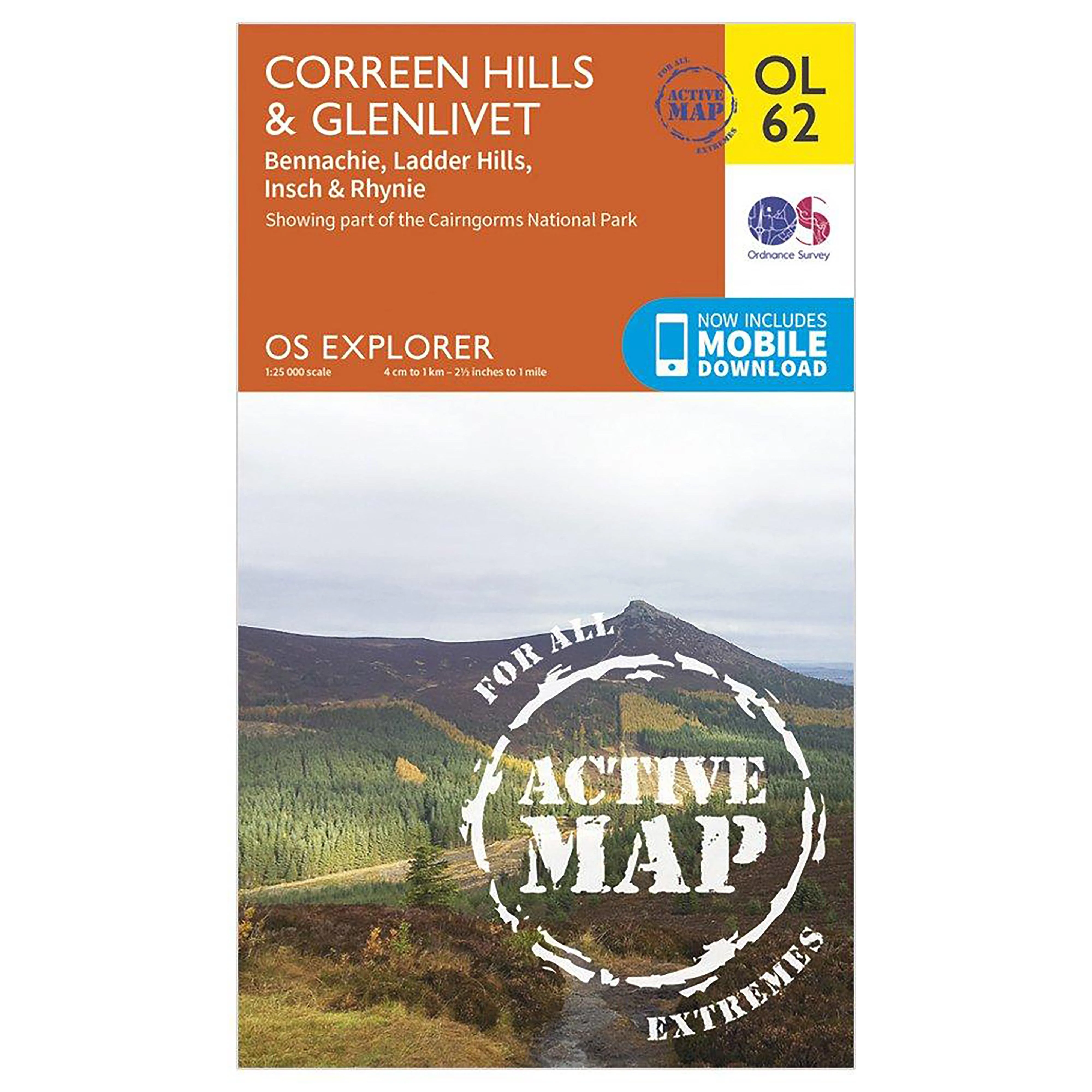 Explorer Active OL62 Coreen Hills & Glenlivet Map With Digital Version - Image 5