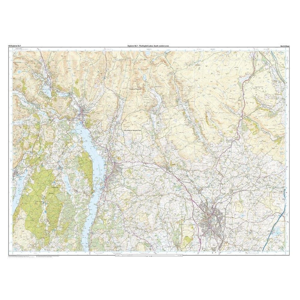 Explorer Active OL7 The English Lakes - South Eastern Area Map With Digital Version - Image 3