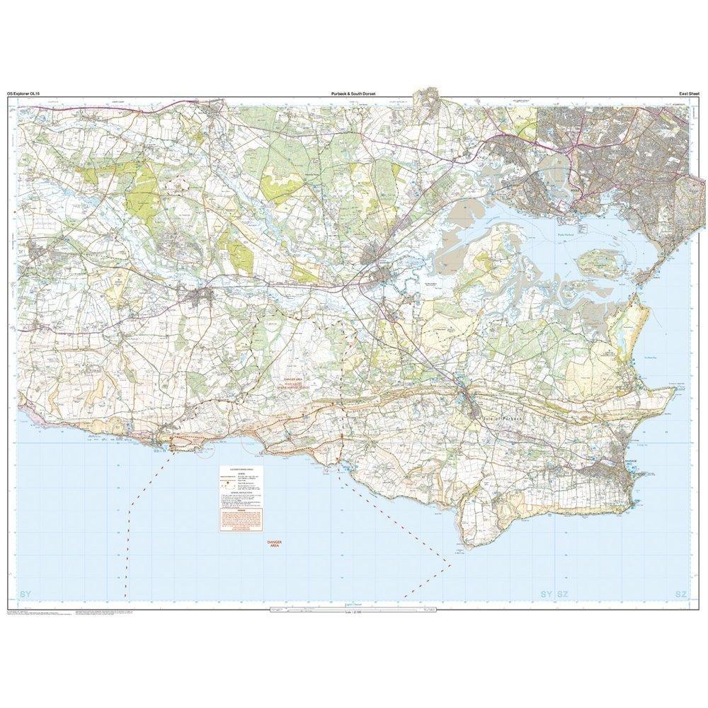Explorer OL 15 Active D Purbeck & South Dorset Map - Image 3