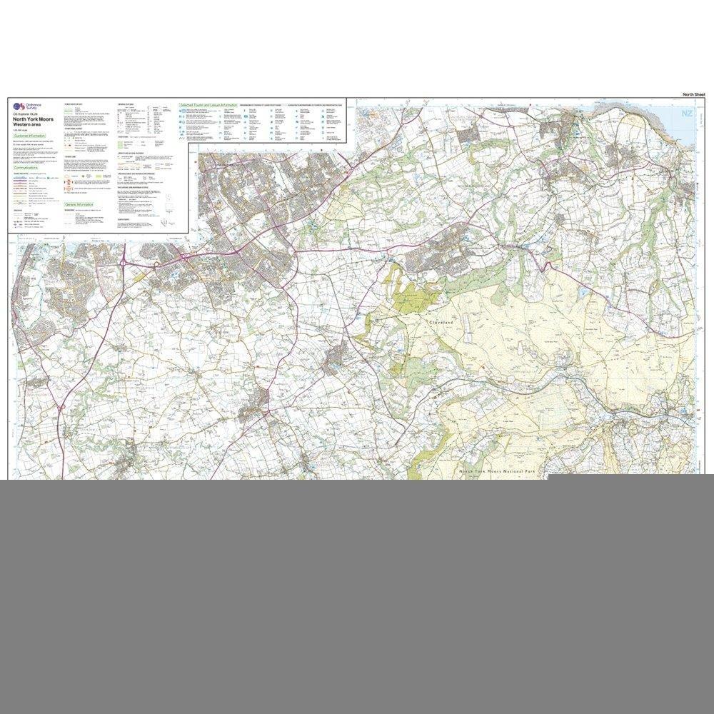 Explorer OL 26 North York Moors Map Western Area - Image 3
