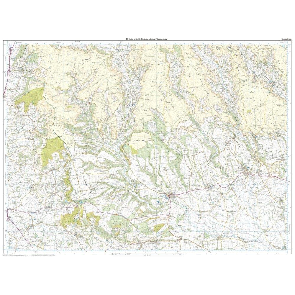 Explorer OL 26 North York Moors Map Western Area - Image 4