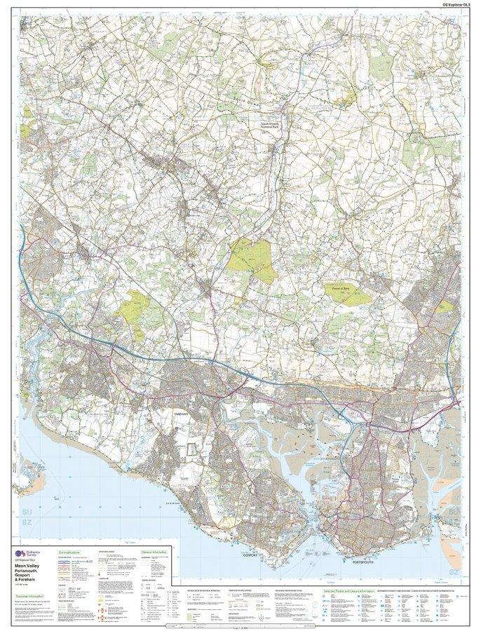 Explorer OL 3 Meon Valley Map - Image 3