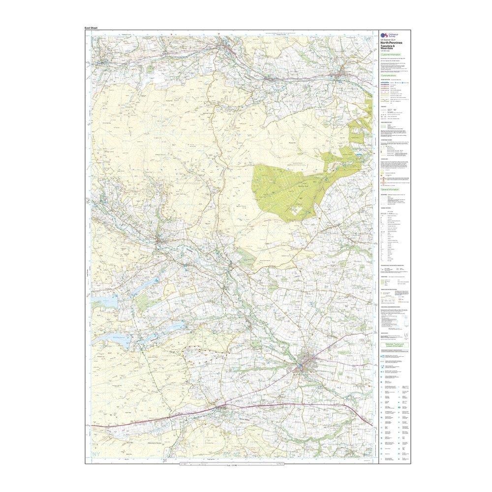 Explorer OL 31 North Pennines - Teesdale & Weardale Map - Image 3