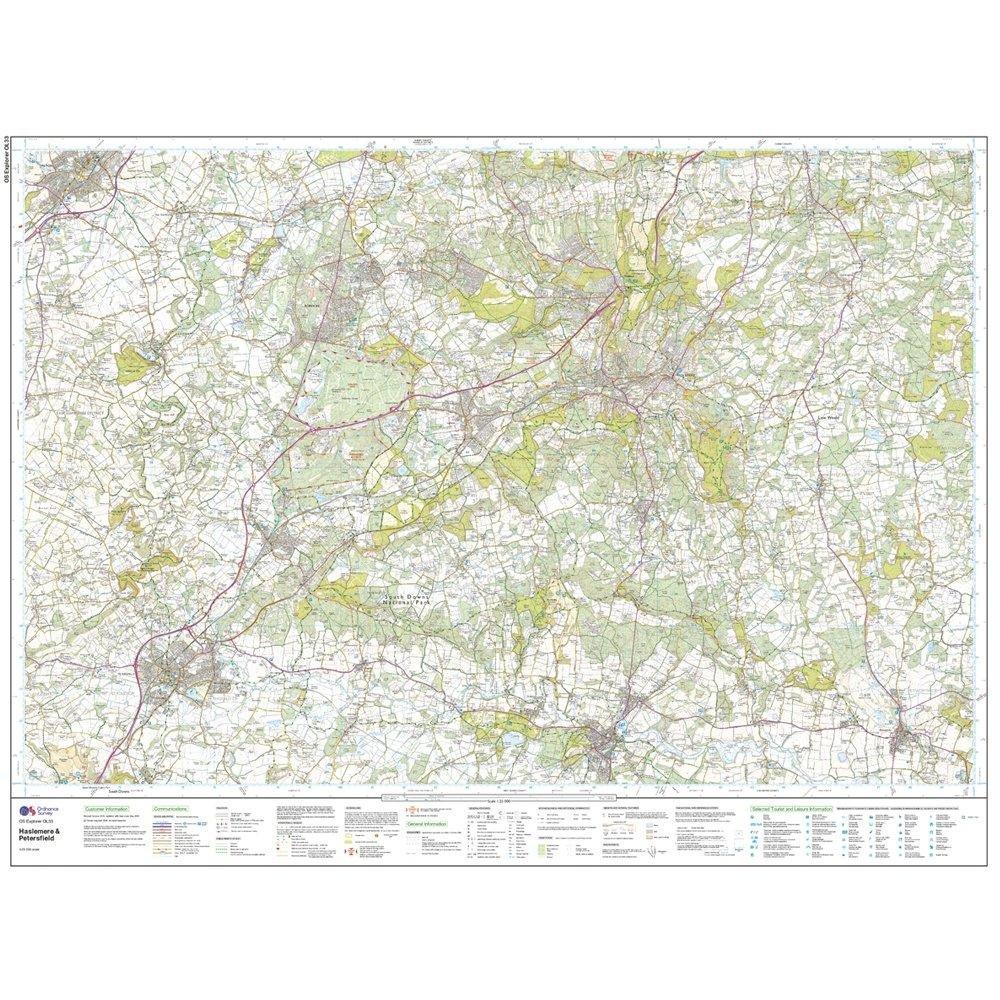 Explorer OL 33 Haslemere & Petersfield Map - Image 3