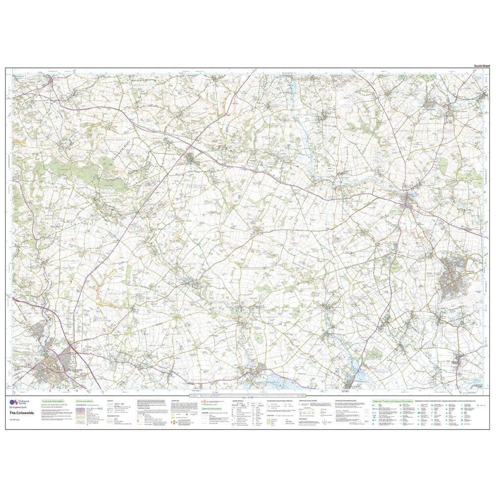 Explorer OL 45 Active D The Cotswolds Map - Image 4