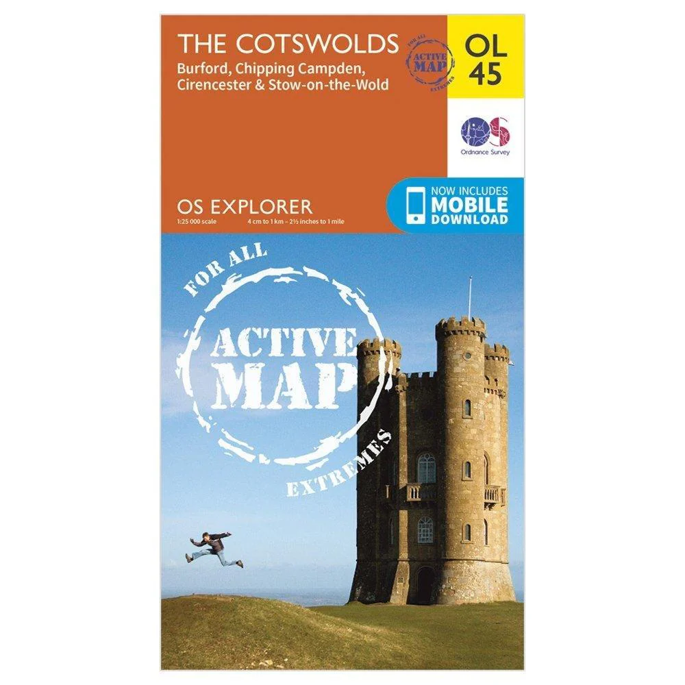 Explorer OL 45 Active D The Cotswolds Map - Image 5