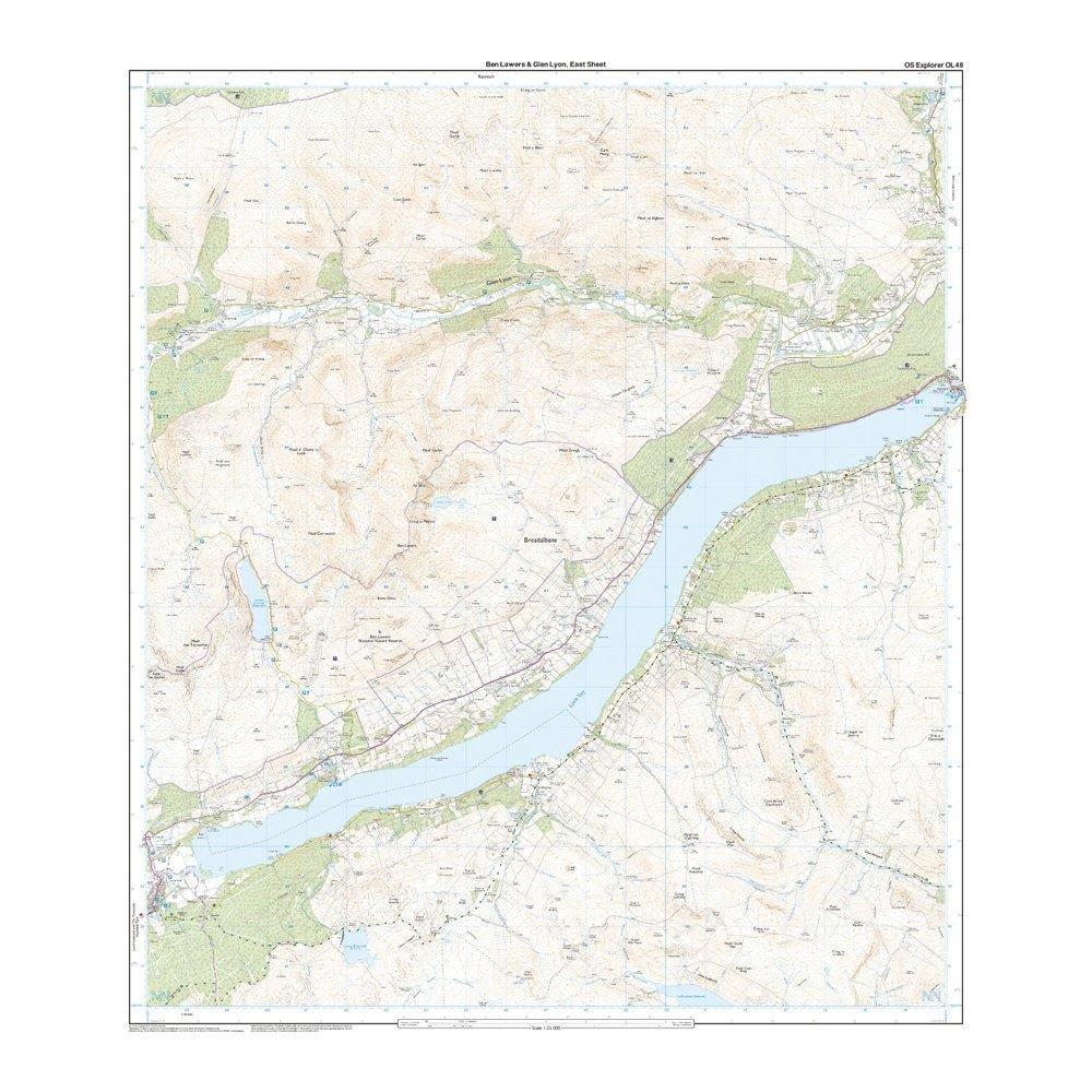 Explorer OL 48 Ben Lawers & Glen Lyon Map - Image 3