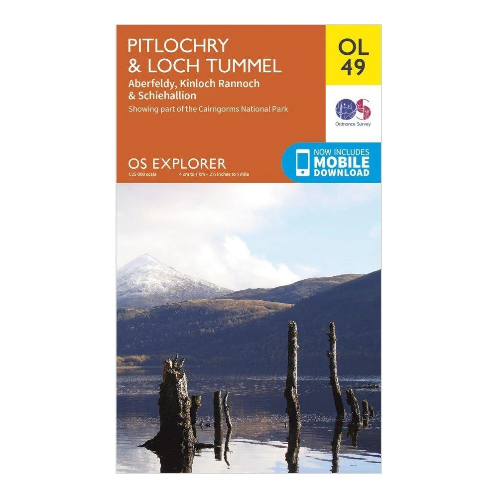 Explorer OL 49 Pitlochry  Loch Tummel Map - Image 5