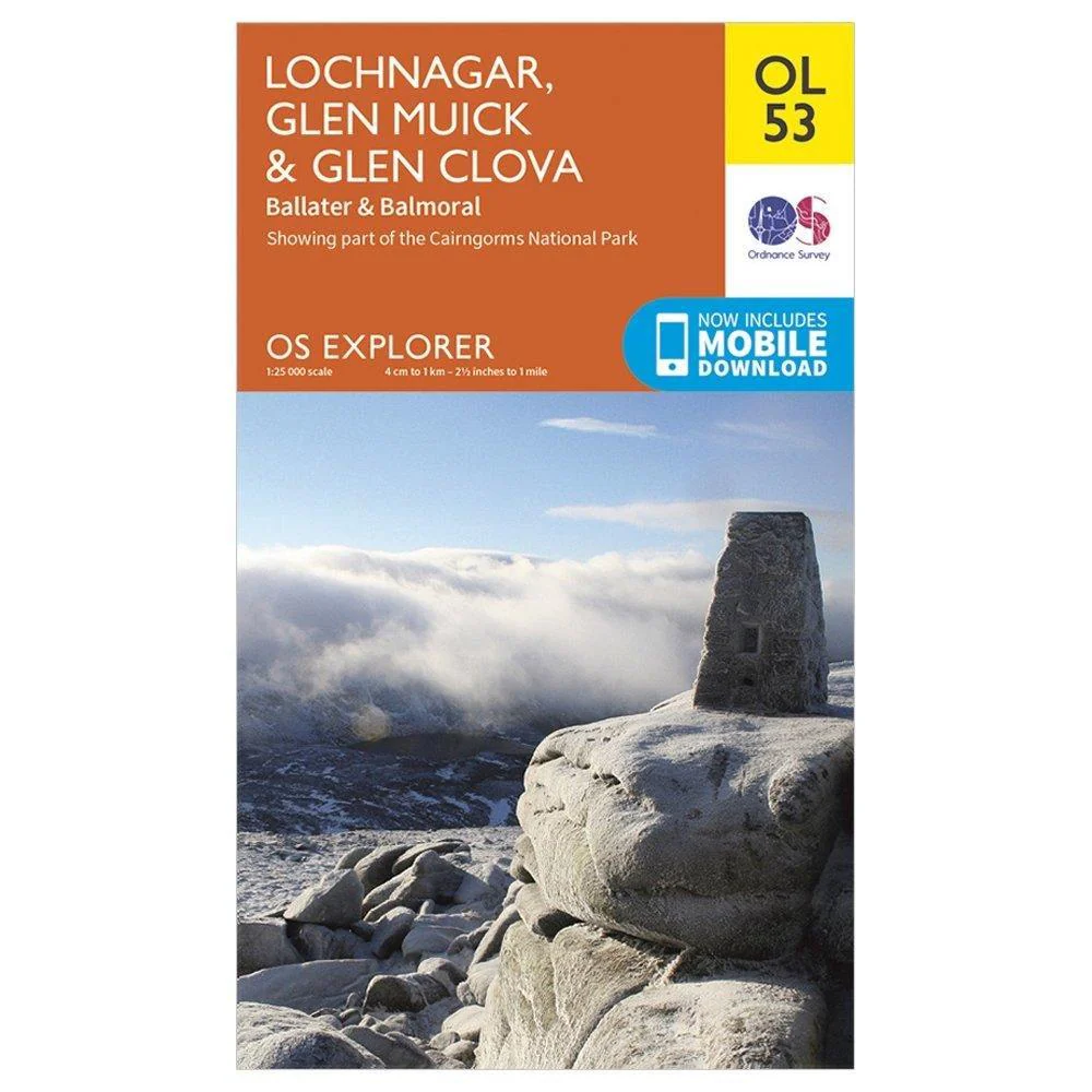 Explorer OL 53 Lochnagar, Glen Muick & Glen Clova Map - Image 5