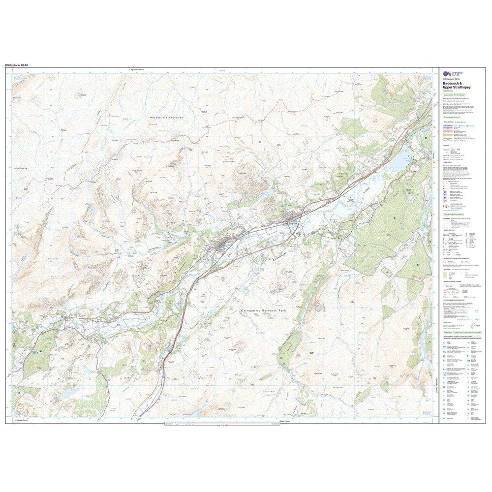Explorer OL 56 Badenoch & Strathspey Map - Image 3