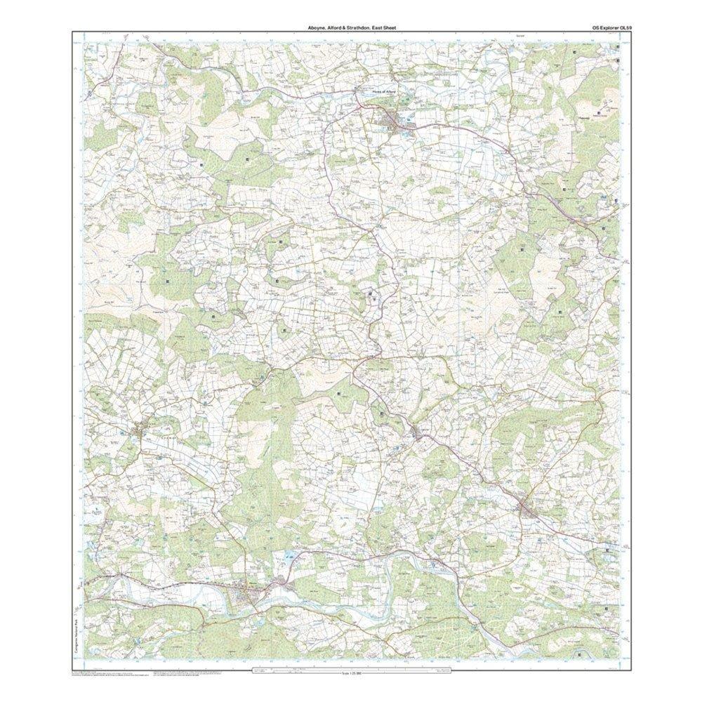 Explorer OL 59 Aboyne, Alford & Strathdon Map - Image 3