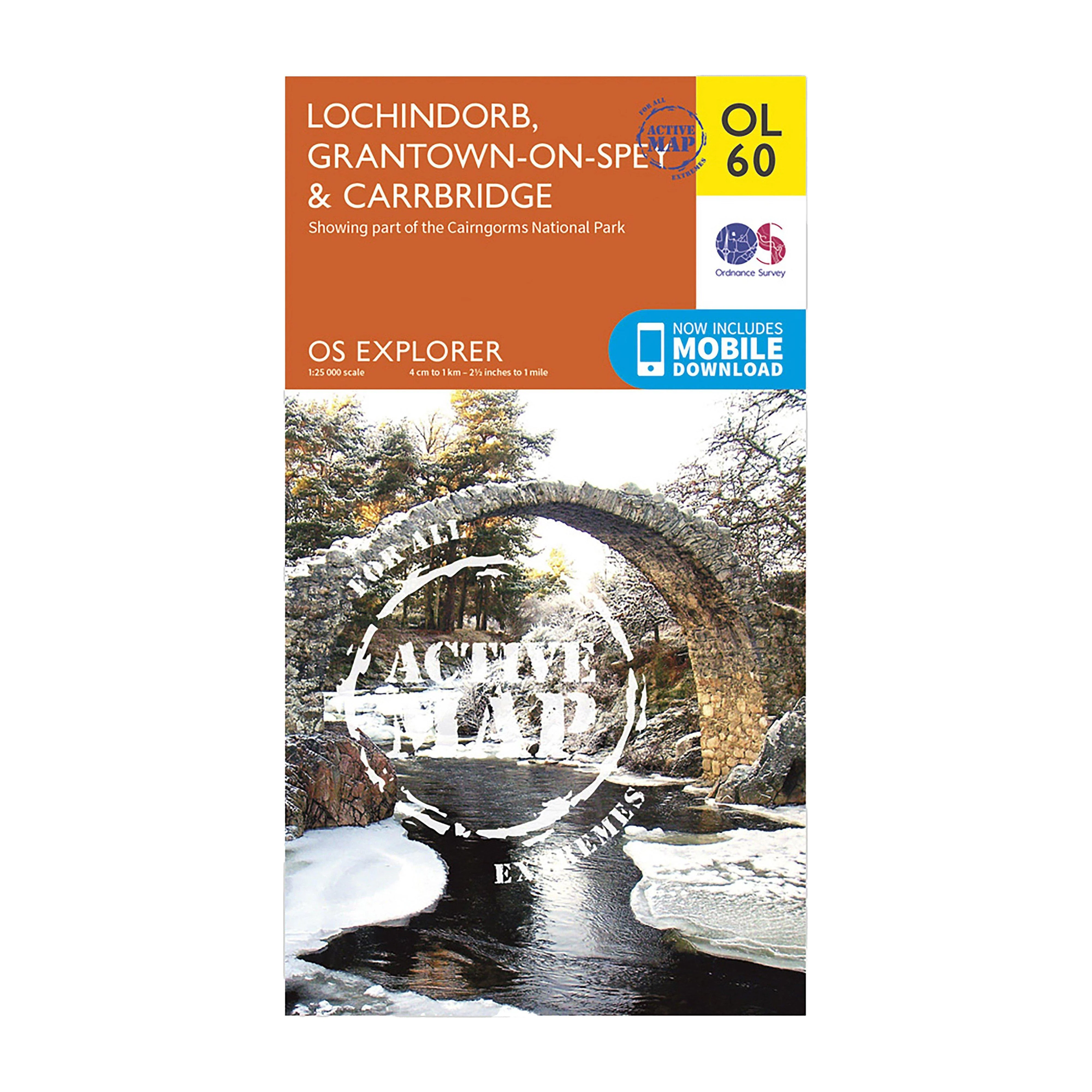Explorer OL 60 Active D Lochindorb GrantownonSprey  Carrbridge Map - Image 4