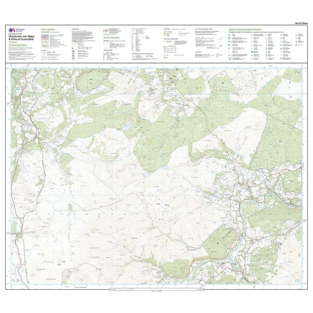 Explorer OL 61 Grantown-on-Spey & Hills of Cromdale Map - Image 3