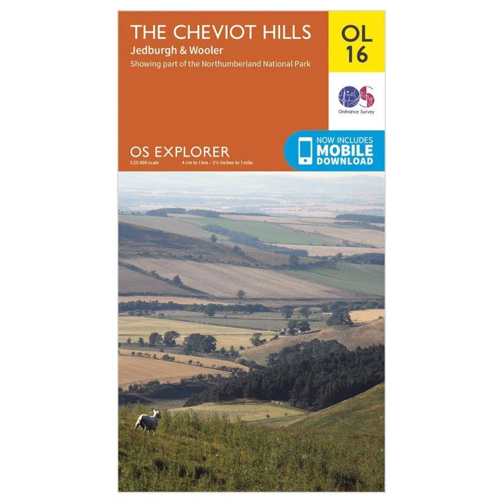 Explorer OL16 The Cheviot Hills Map - Image 5