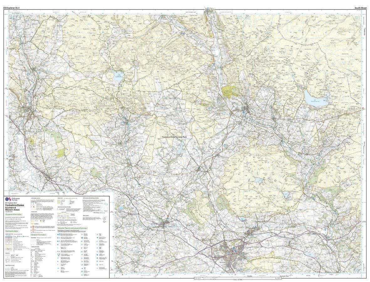 Explorer OL2 Yorkshire Dales - Southern & Western Areas Map With Digital Version - Image 3