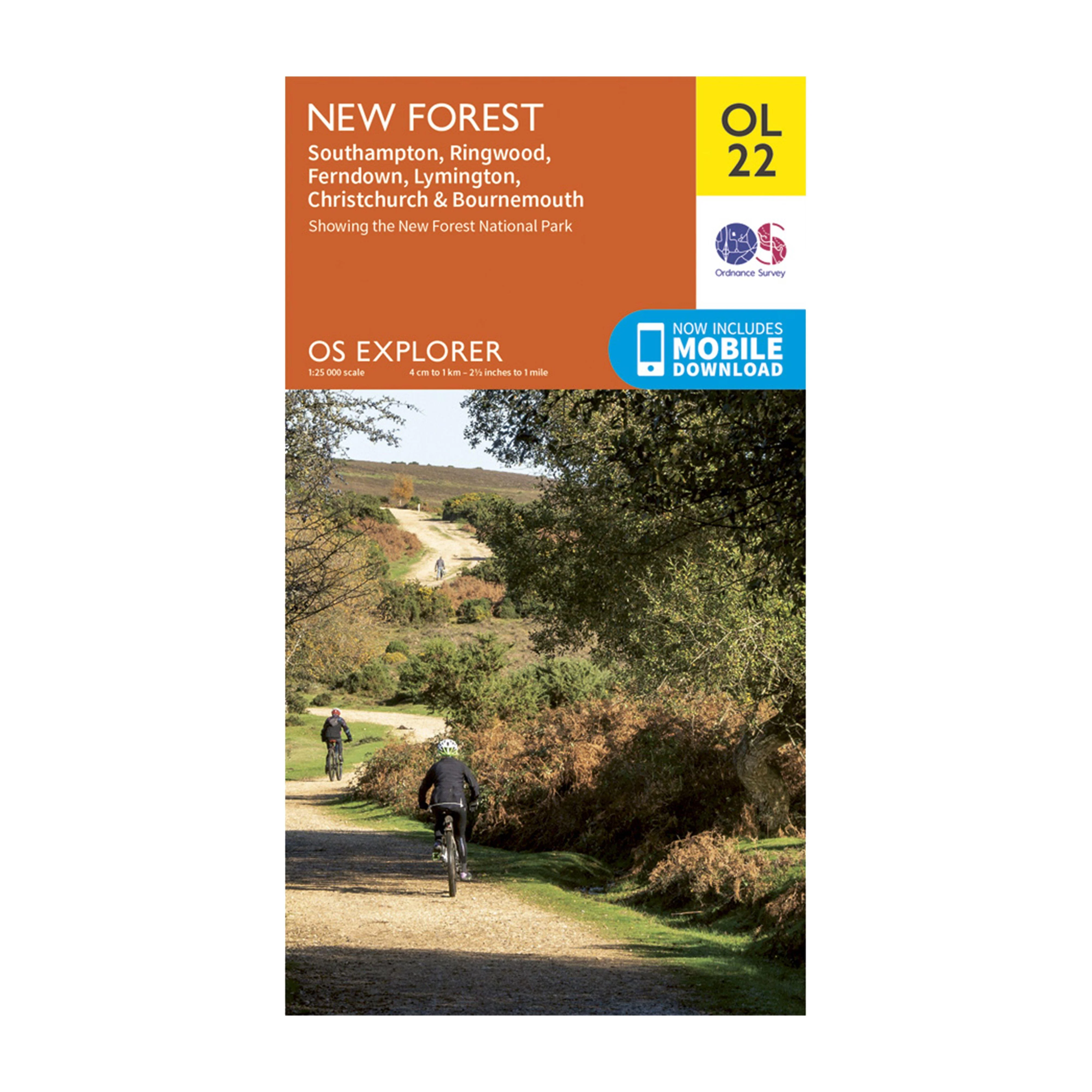 Explorer OL22 New Forest Map With Digital Version - Image 5
